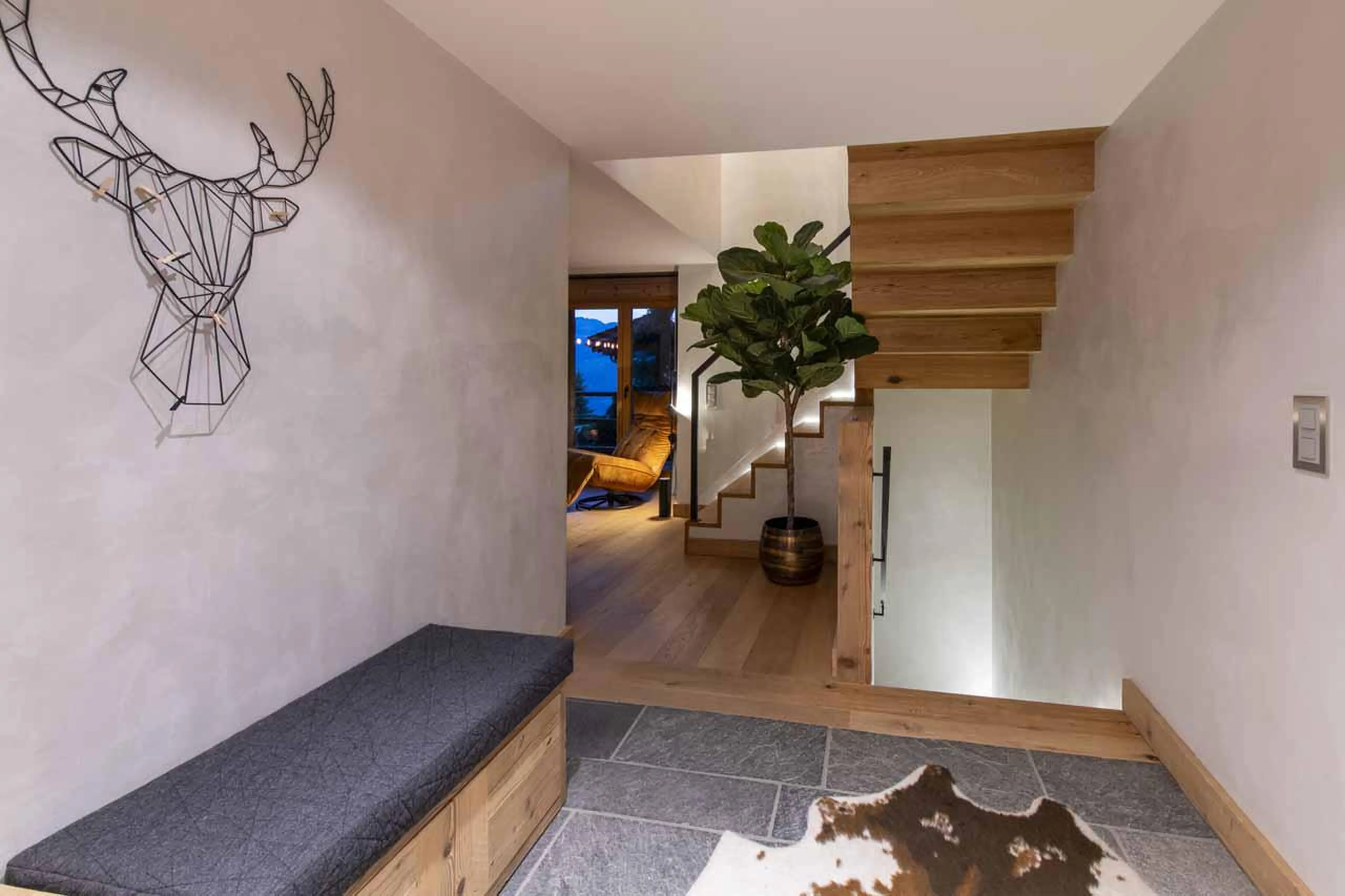 Entrance to Chalet Clambinet in Verbier