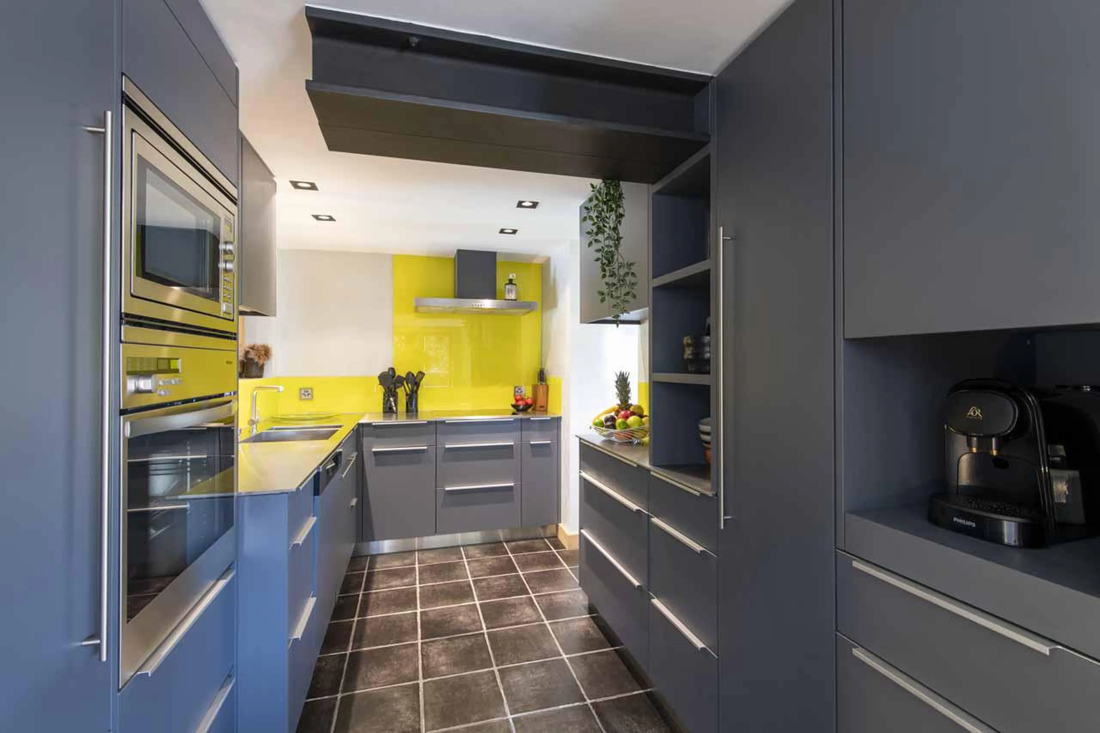 Fully-equipped modern kitchen at Chalet Clambinet in Verbier