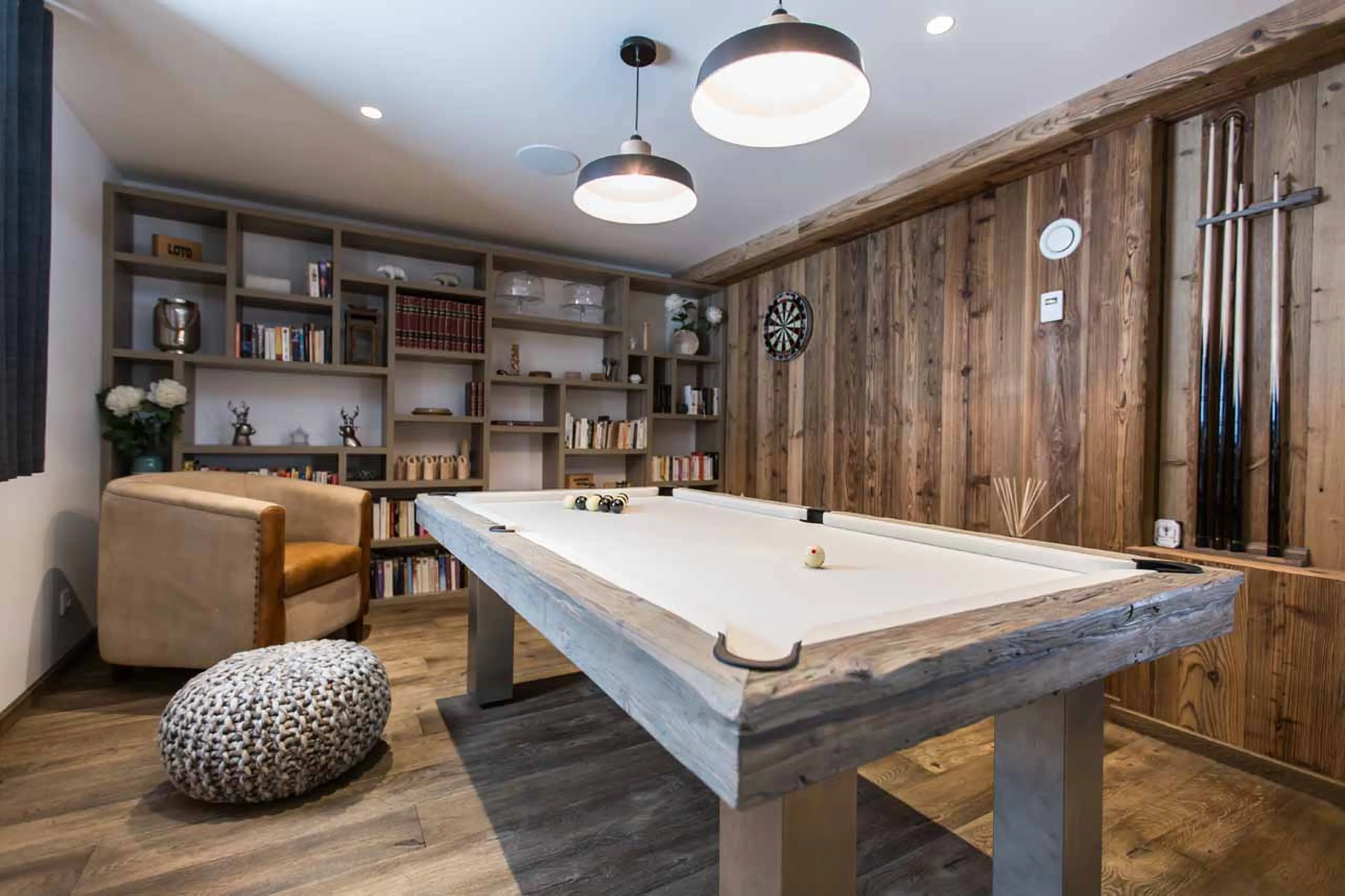 Games room at Chalet Clos Saint Jean in Les Gets