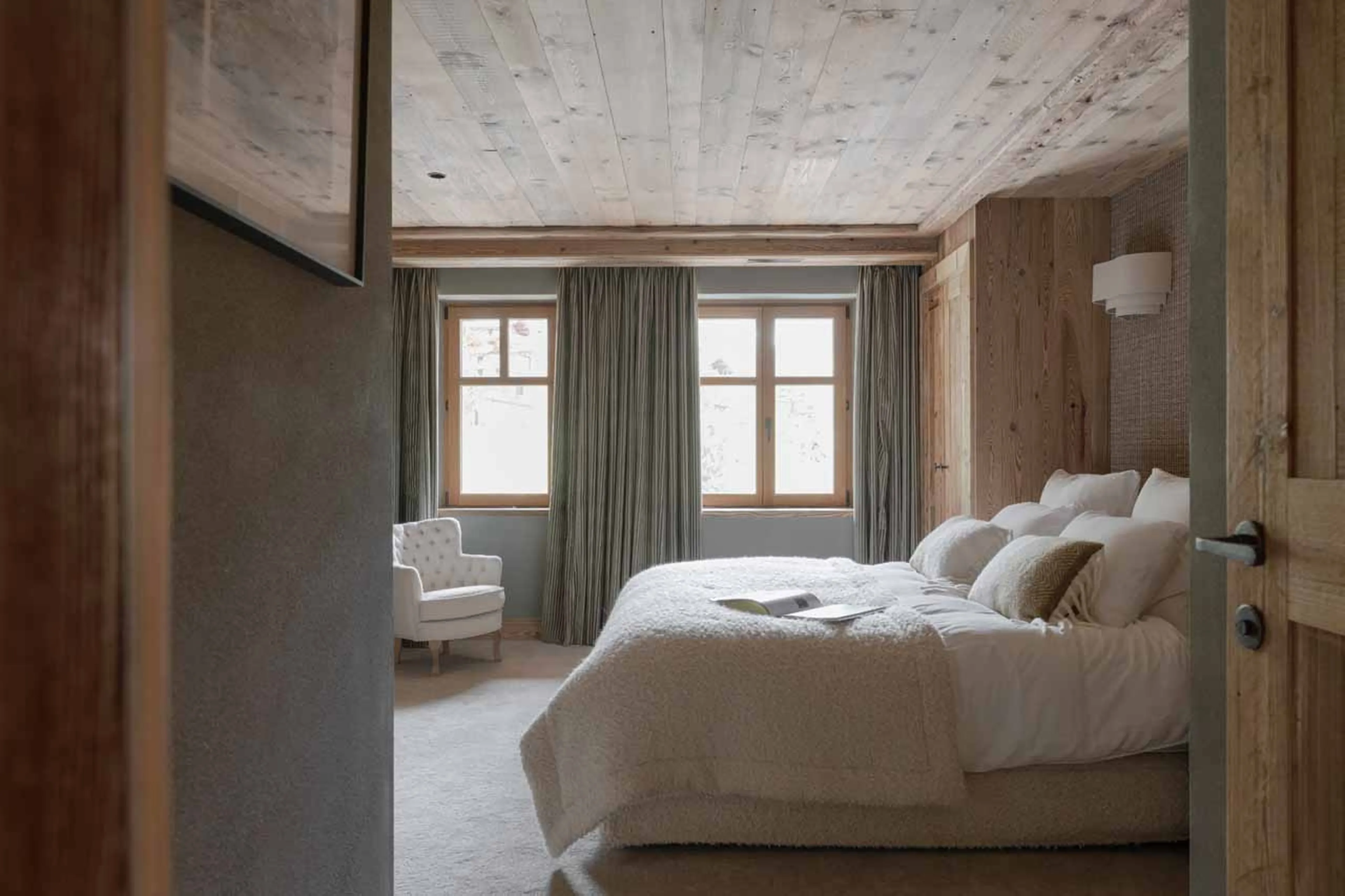Bedroom 2 at Chalet Col Pers in Val d'Isere