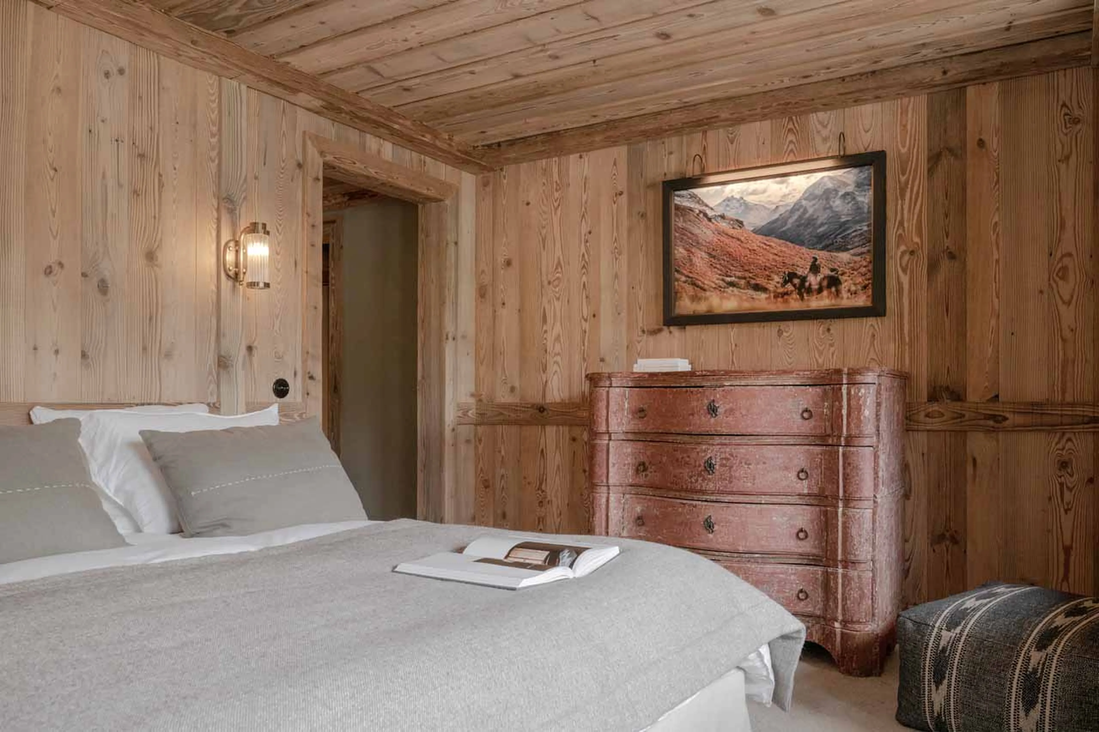 Bedroom 3 bed at Chalet Col Pers in Val d'Isere