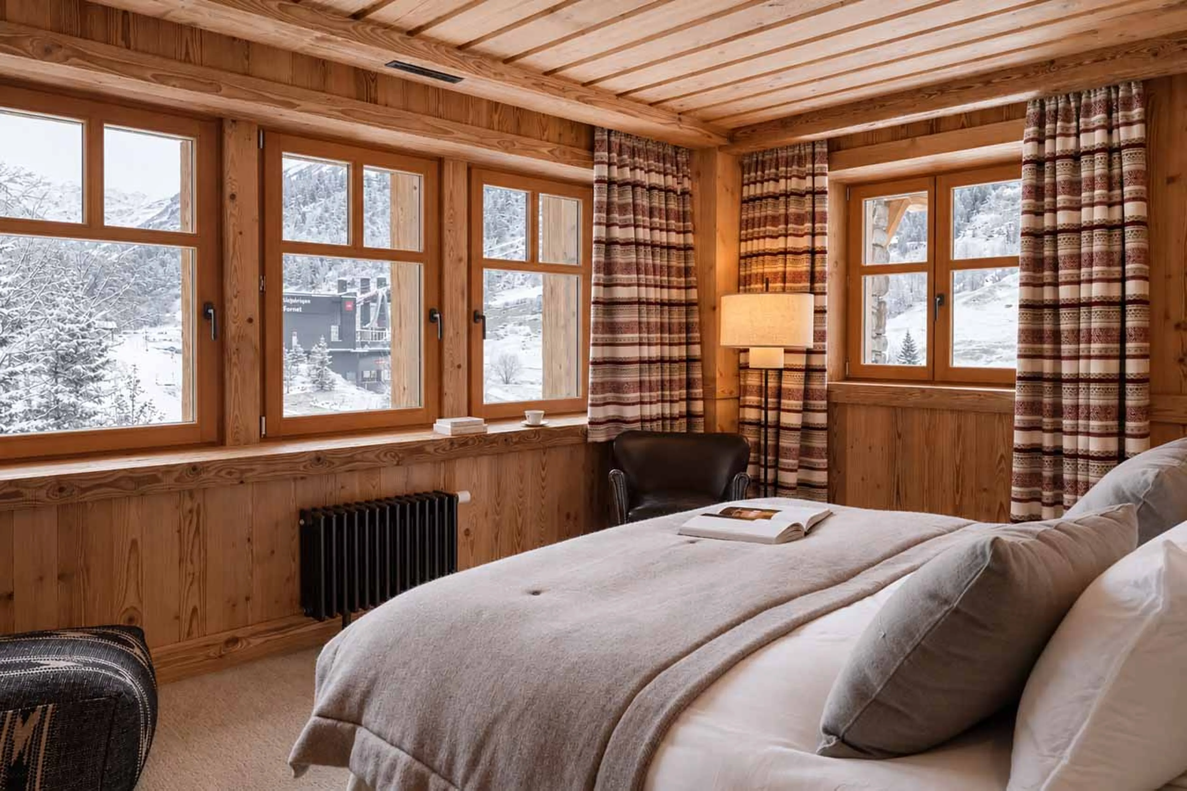 Bedroom 3 at Chalet Col Pers in Val d'Isere