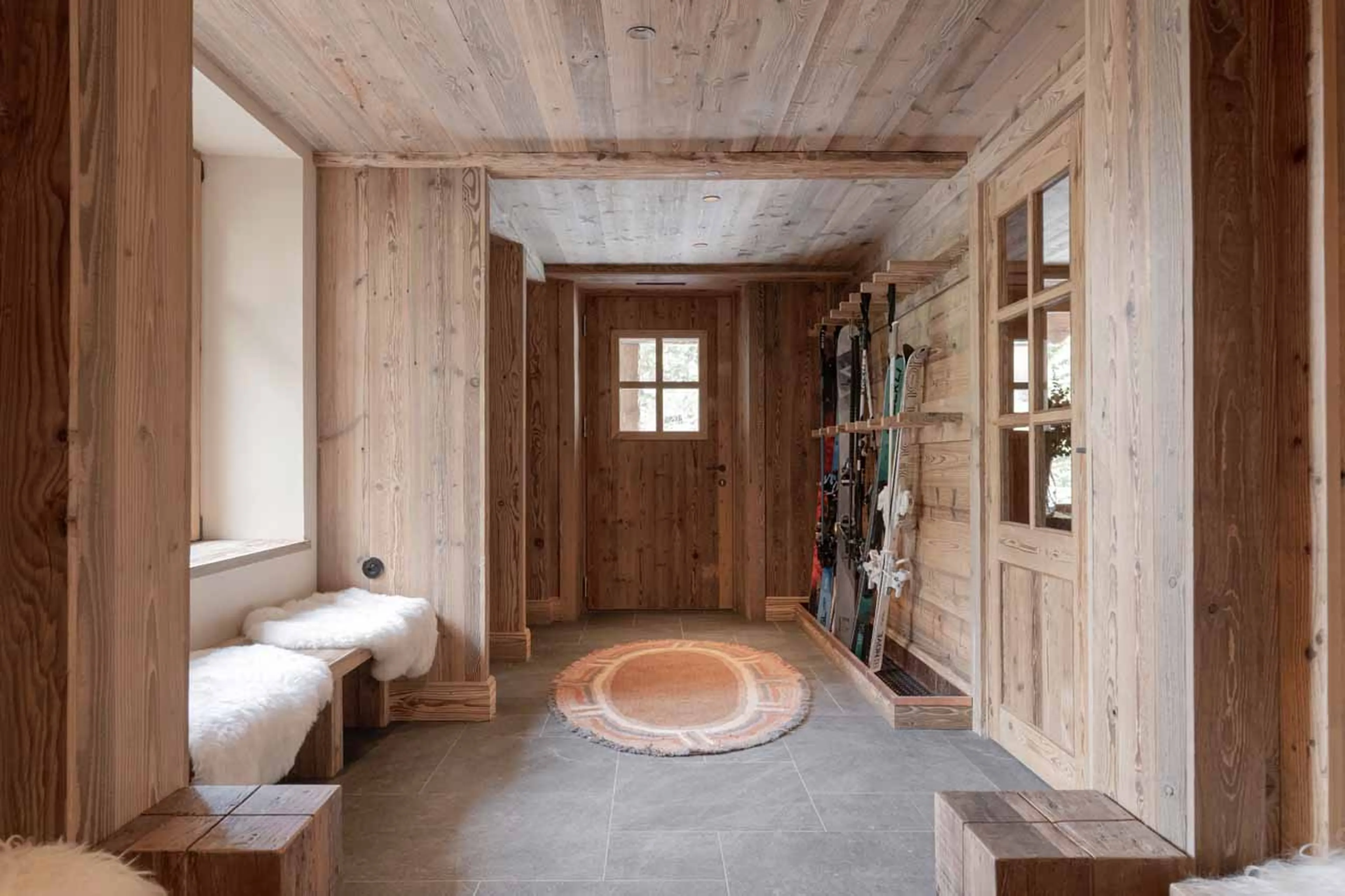 Ski room at Chalet Col Pers in Val d'Isere