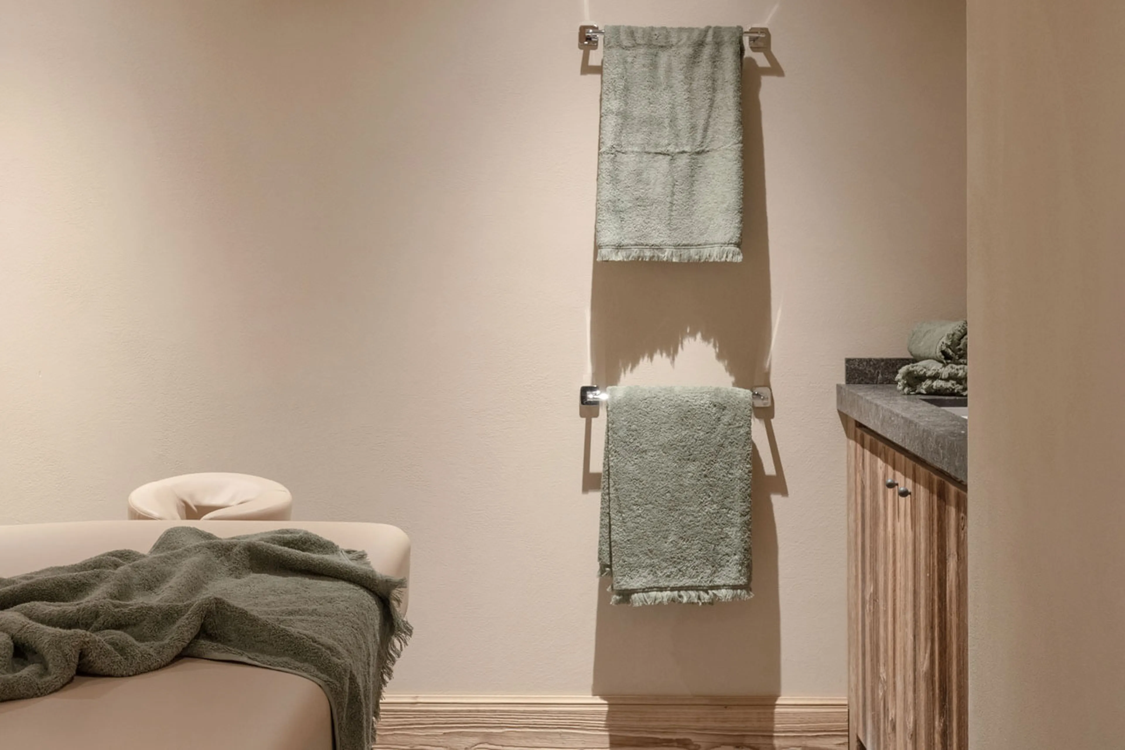 Massage room at Chalet Col Pers in Val d'Isere