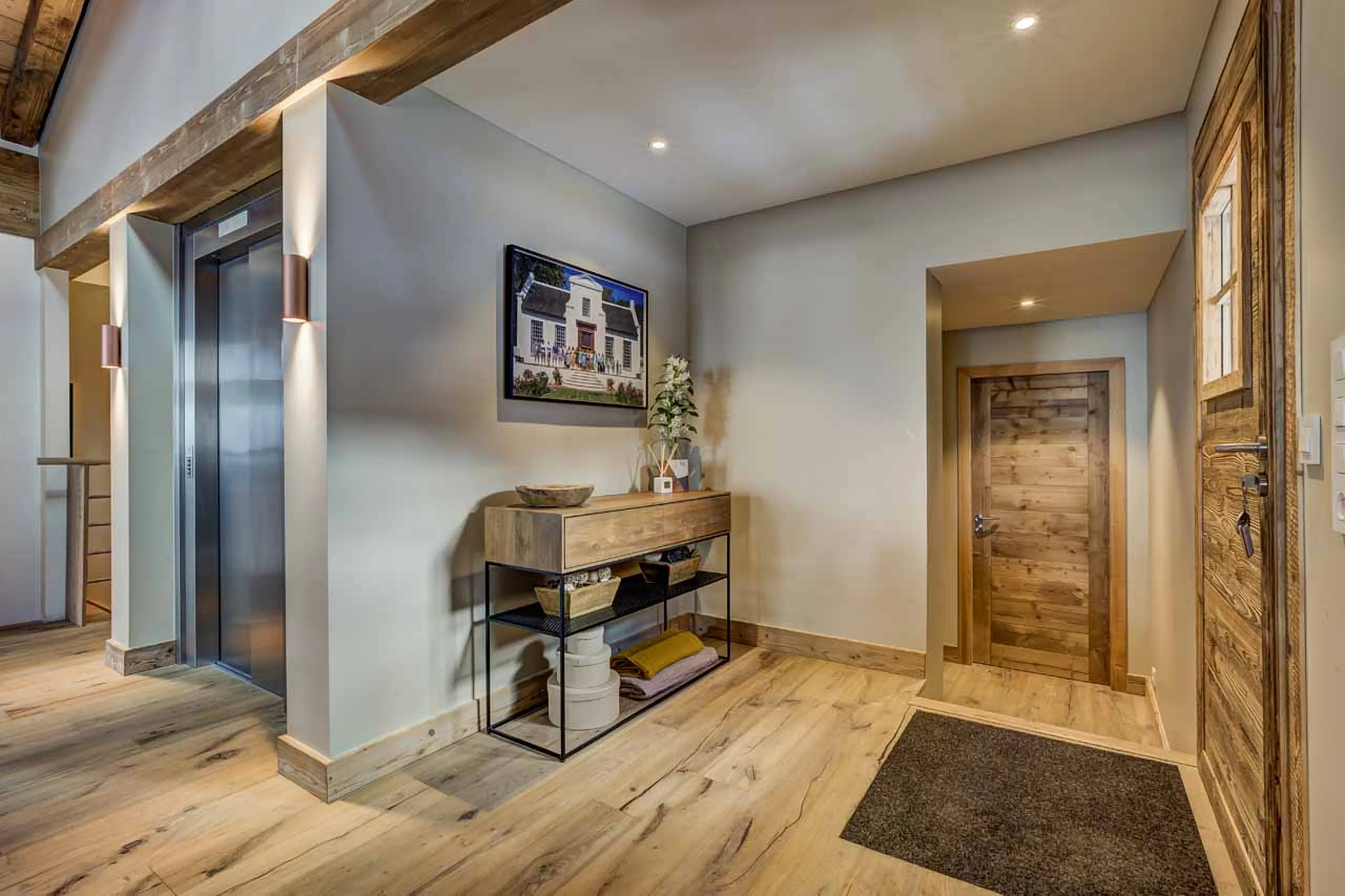 Entrance at Chalet Constantia in St Martin de Belleville