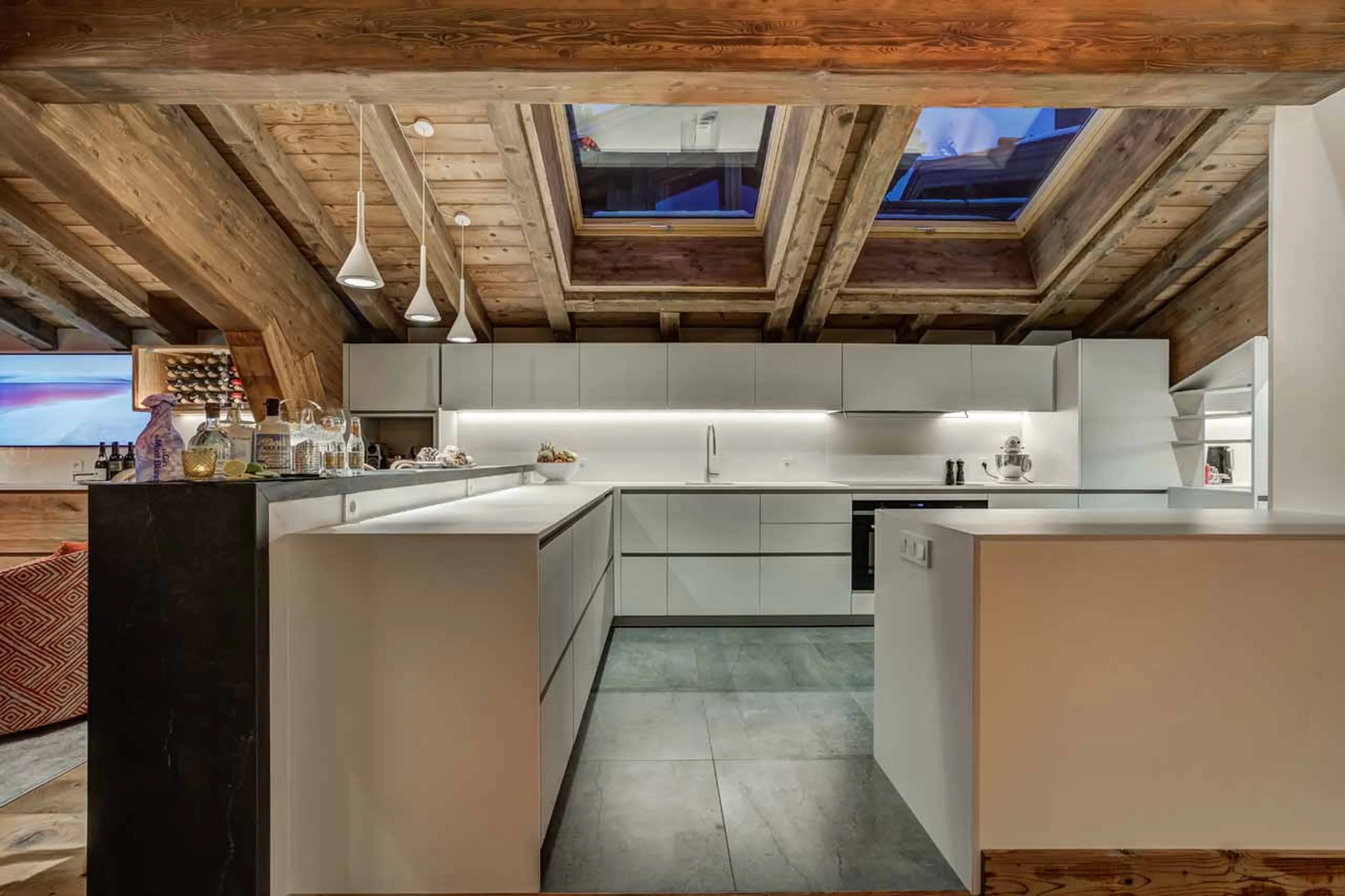 Kitchen at Chalet Constantia in St Martin de Belleville