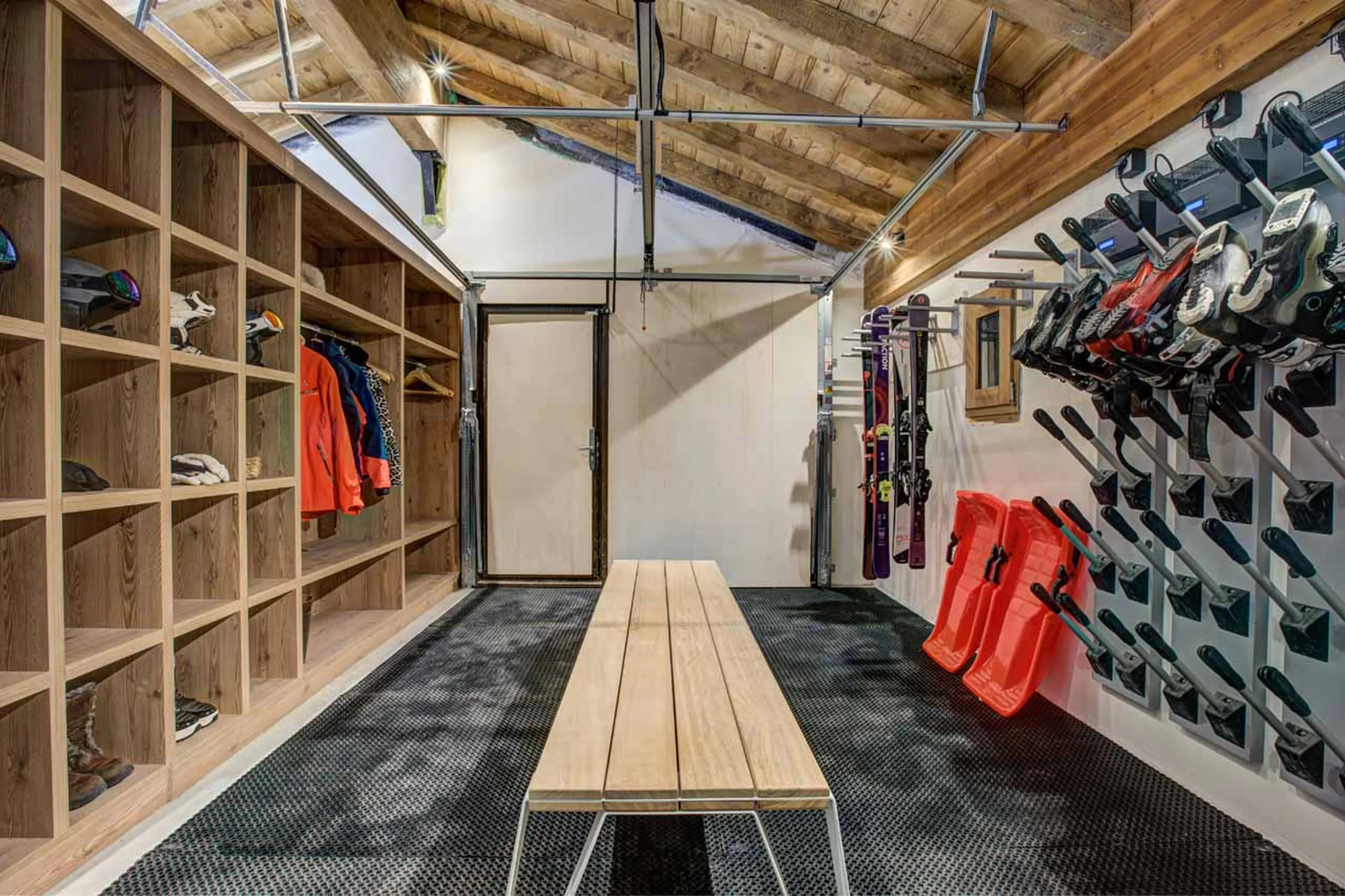 Ski room at Chalet Constantia in St Martin de Belleville