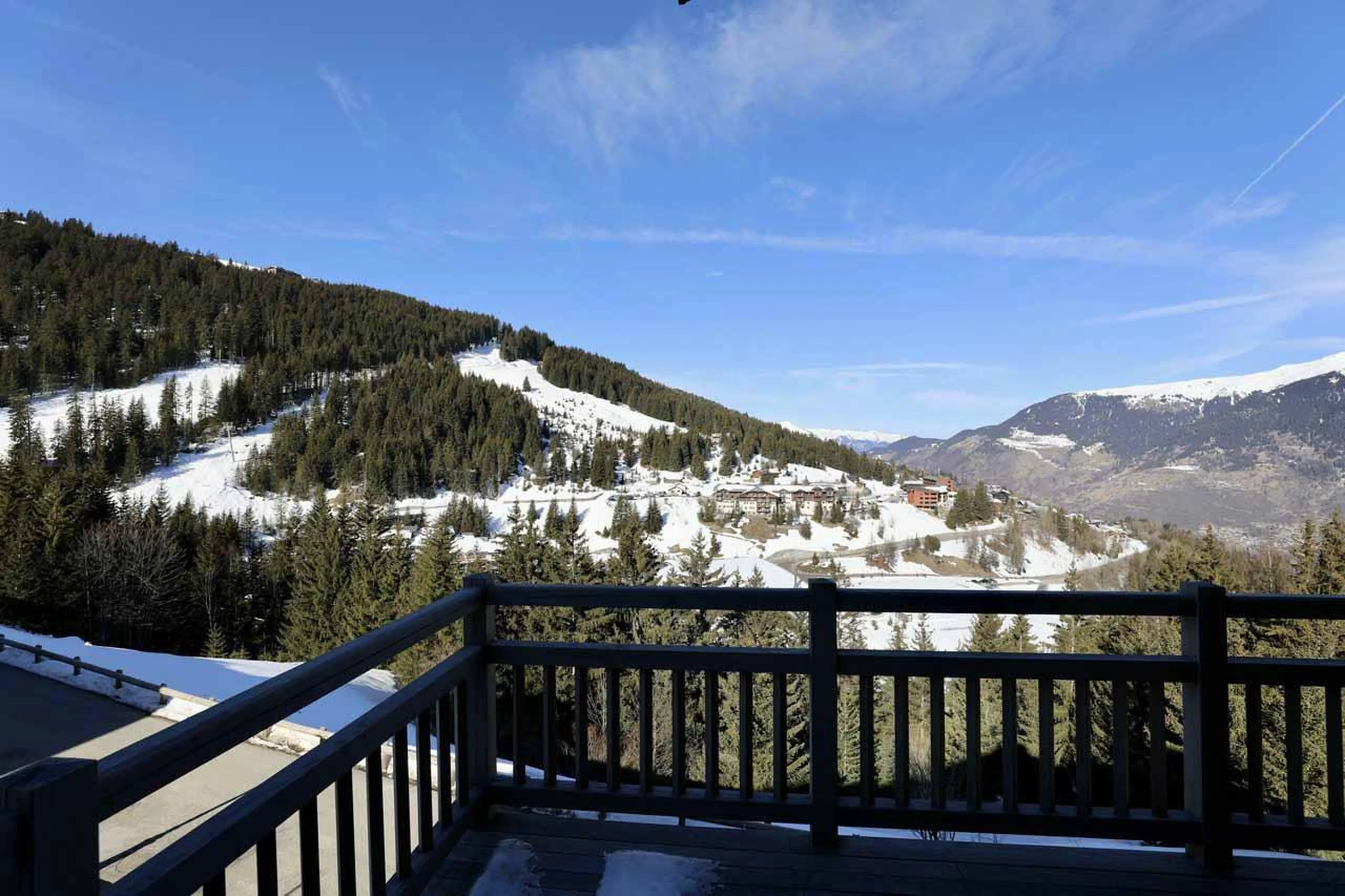 Balcony at Chalet Cortina in Courchevel 1650