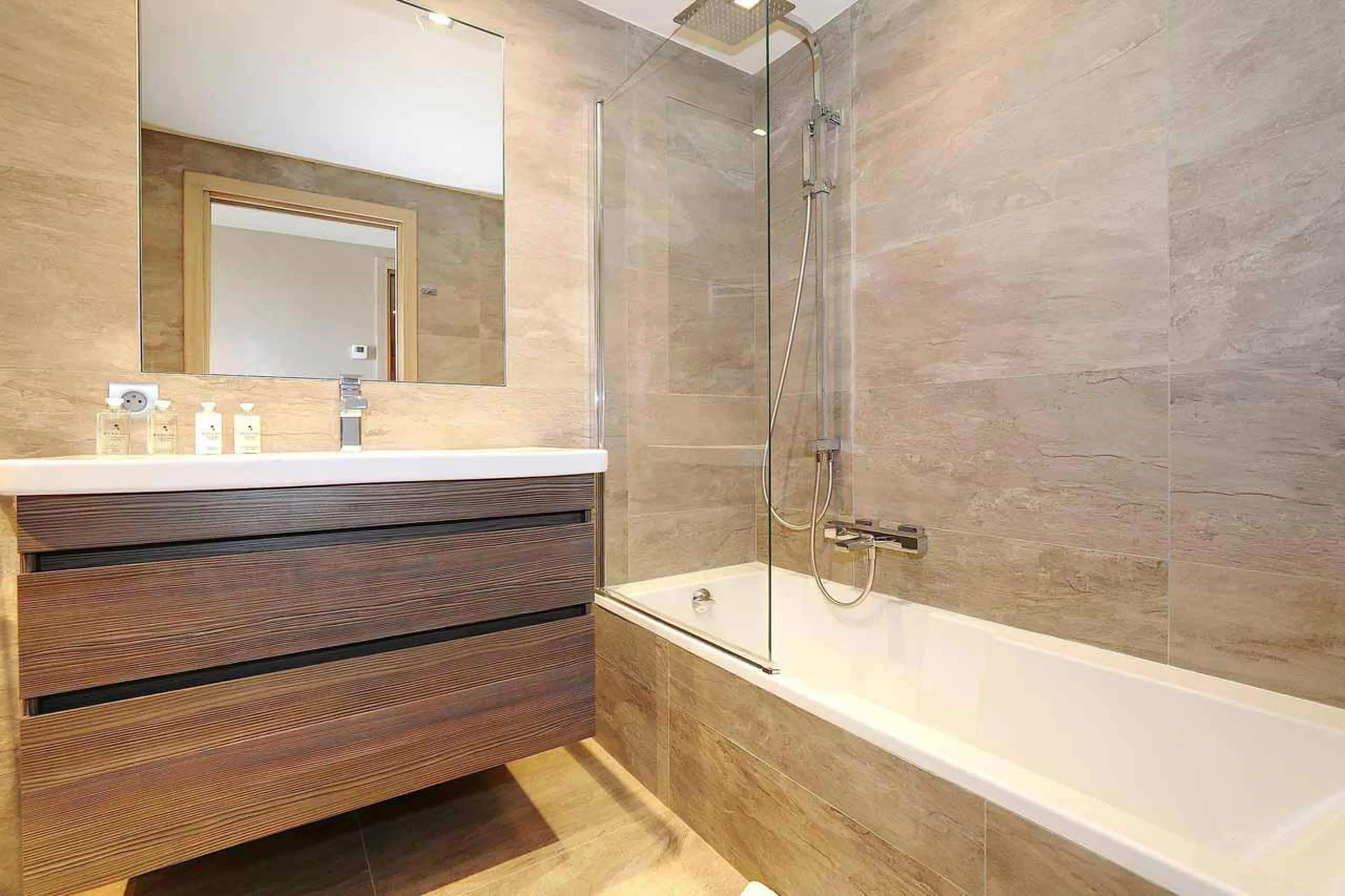 Bathroom two at Chalet Cortina in Courchevel 1650