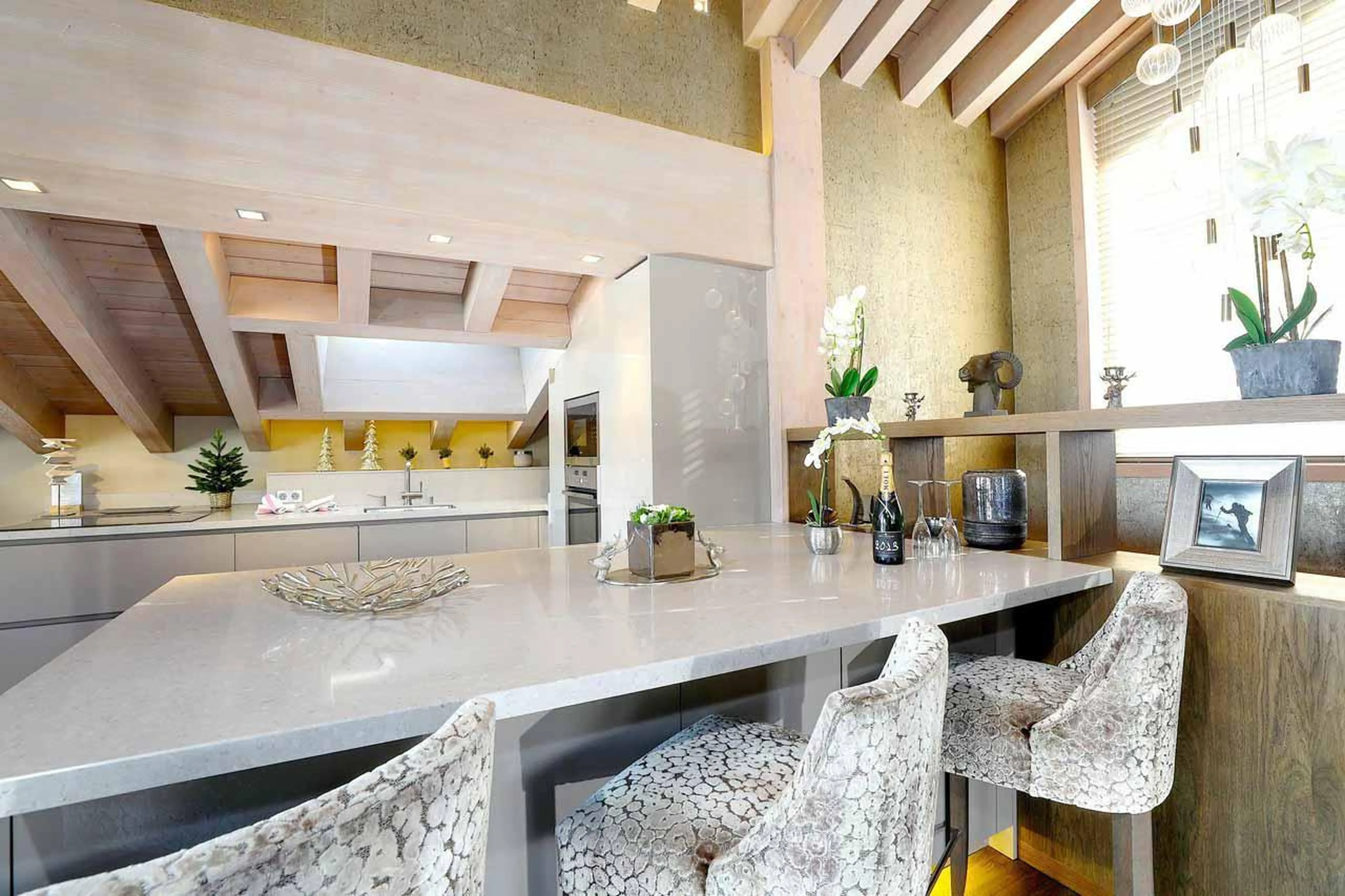 Breakfast bar at Chalet Cortina in Courchevel 1650