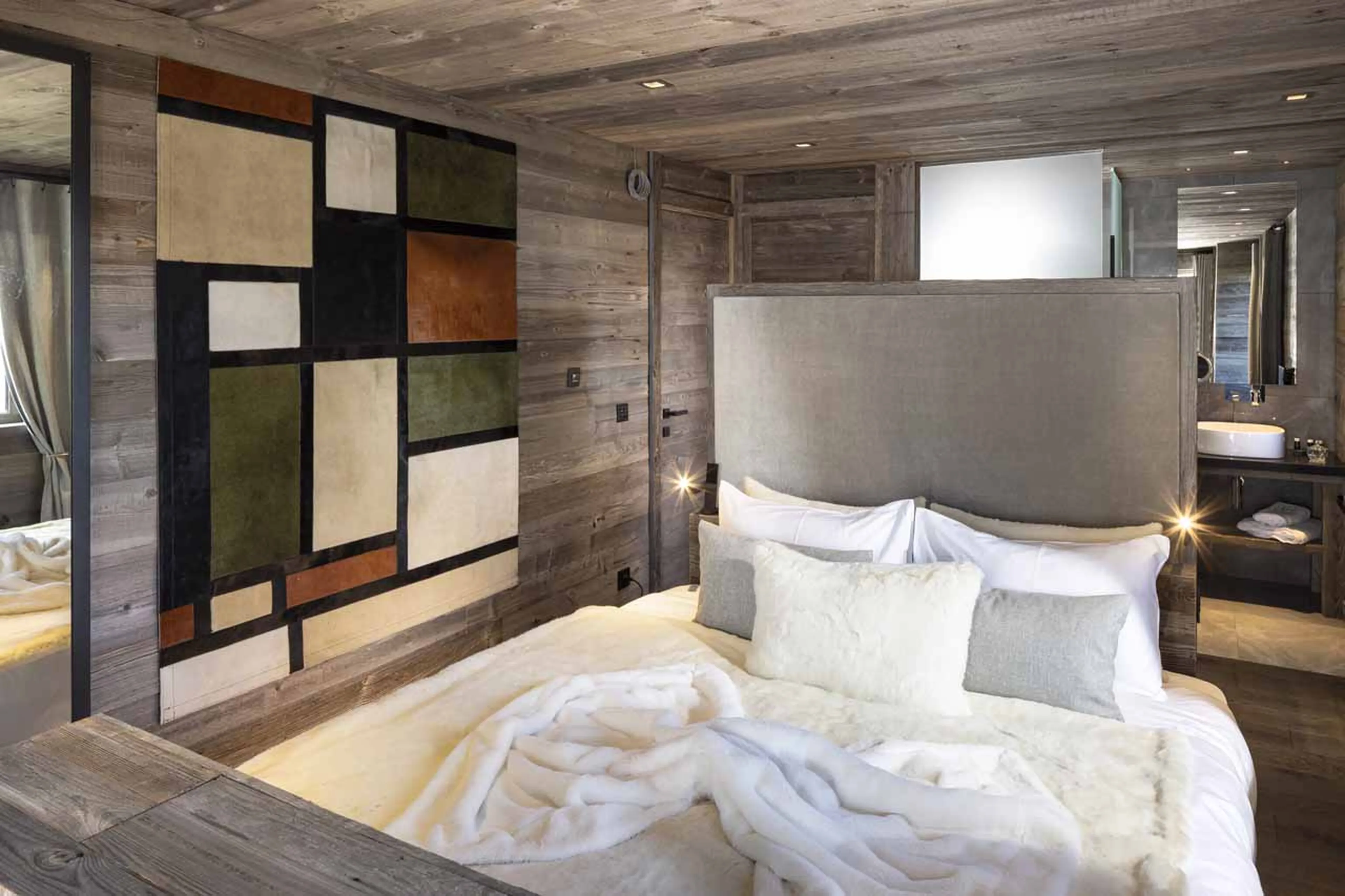 Bedroom 2 at Chalet Coz in Megeve