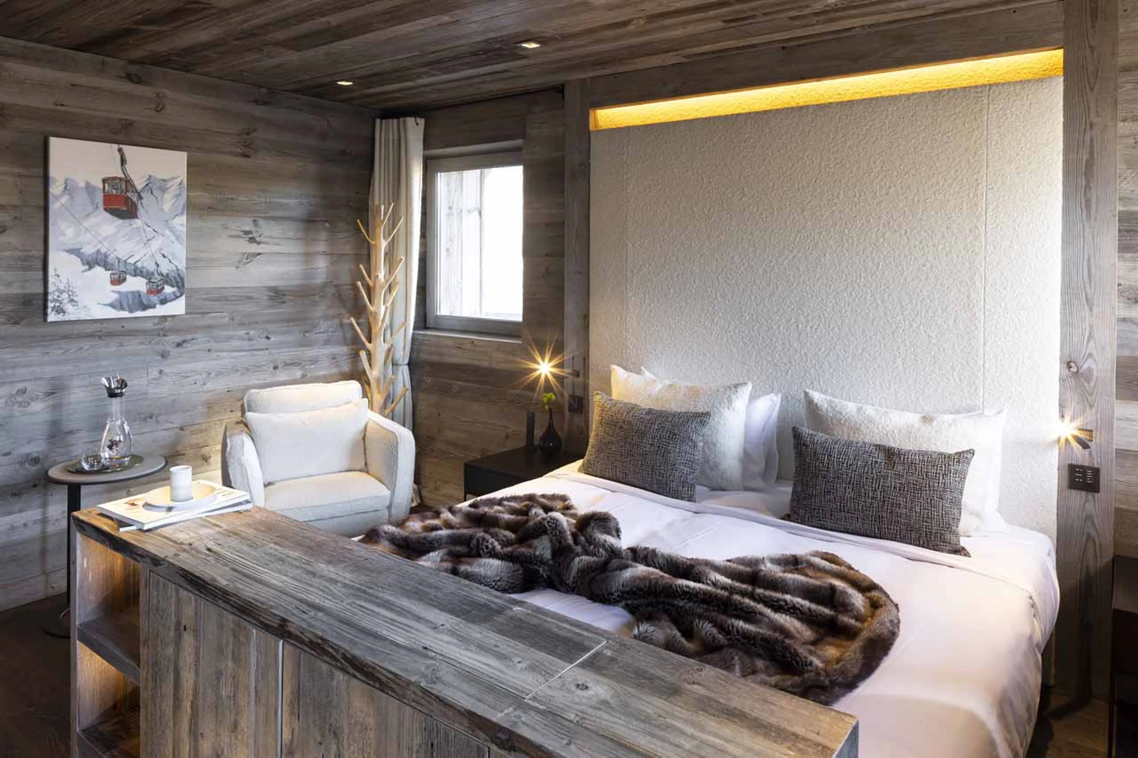 Bedroom 5 at Chalet Coz in Megeve