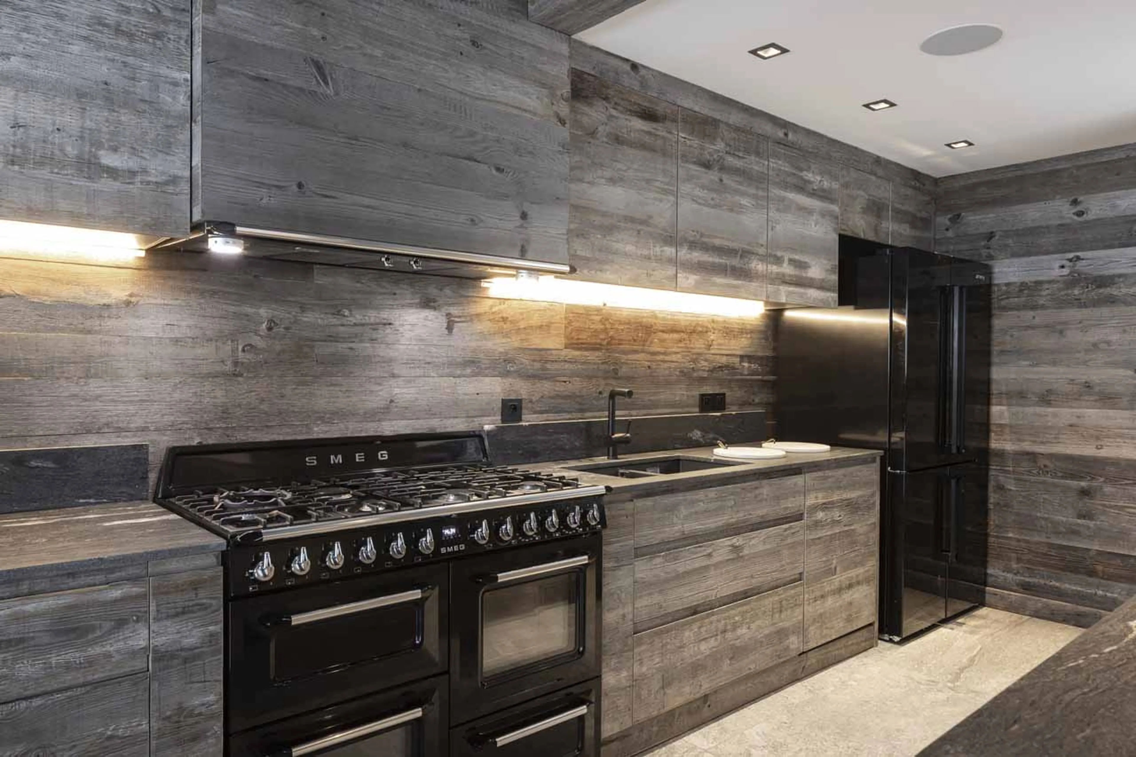 Kitchen at Chalet Coz in Megeve