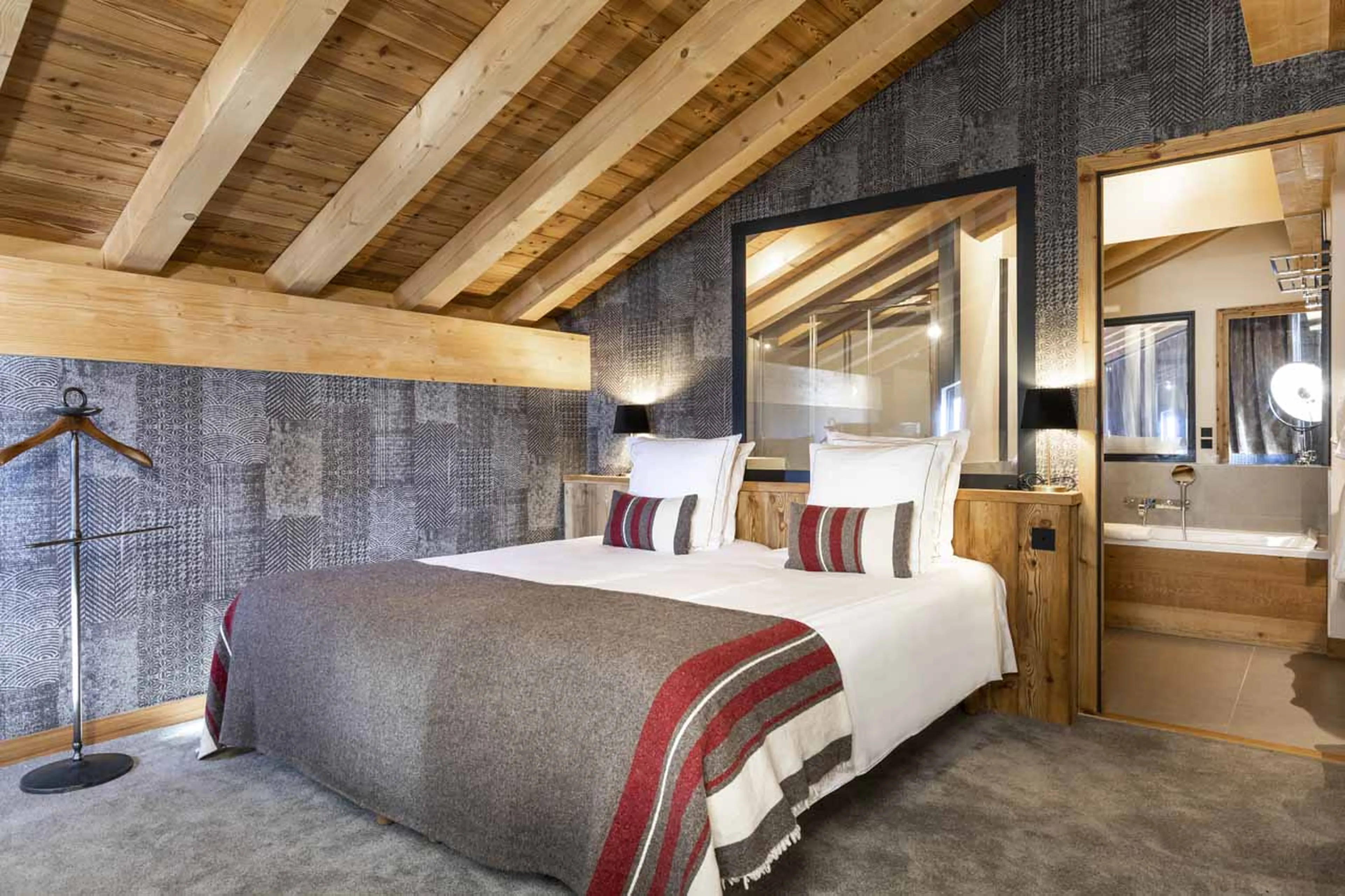 Bedroom five at Chalet Cullinan in Val Thorens