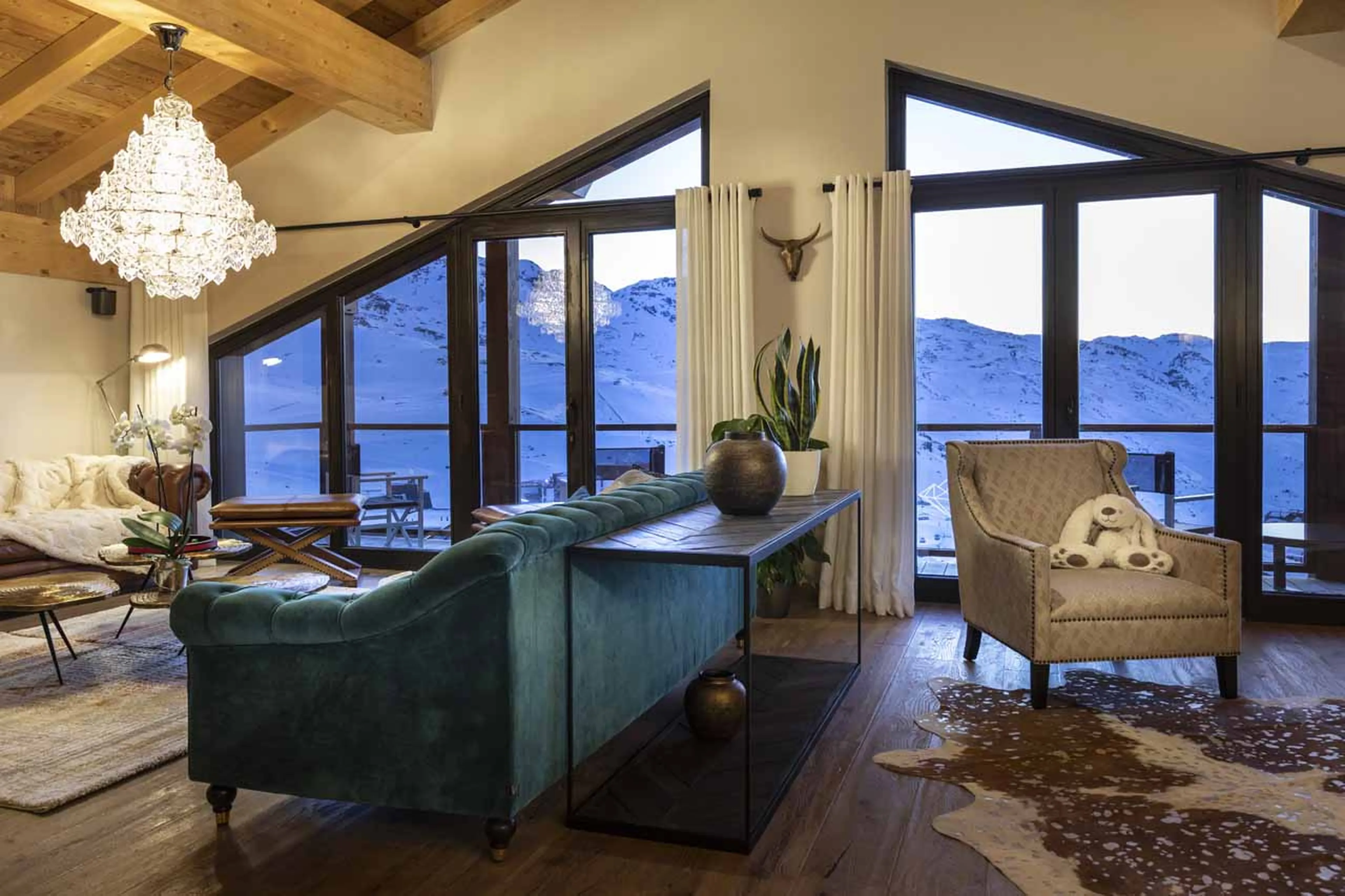 Balcony access at Chalet Cullinan in Val Thorens