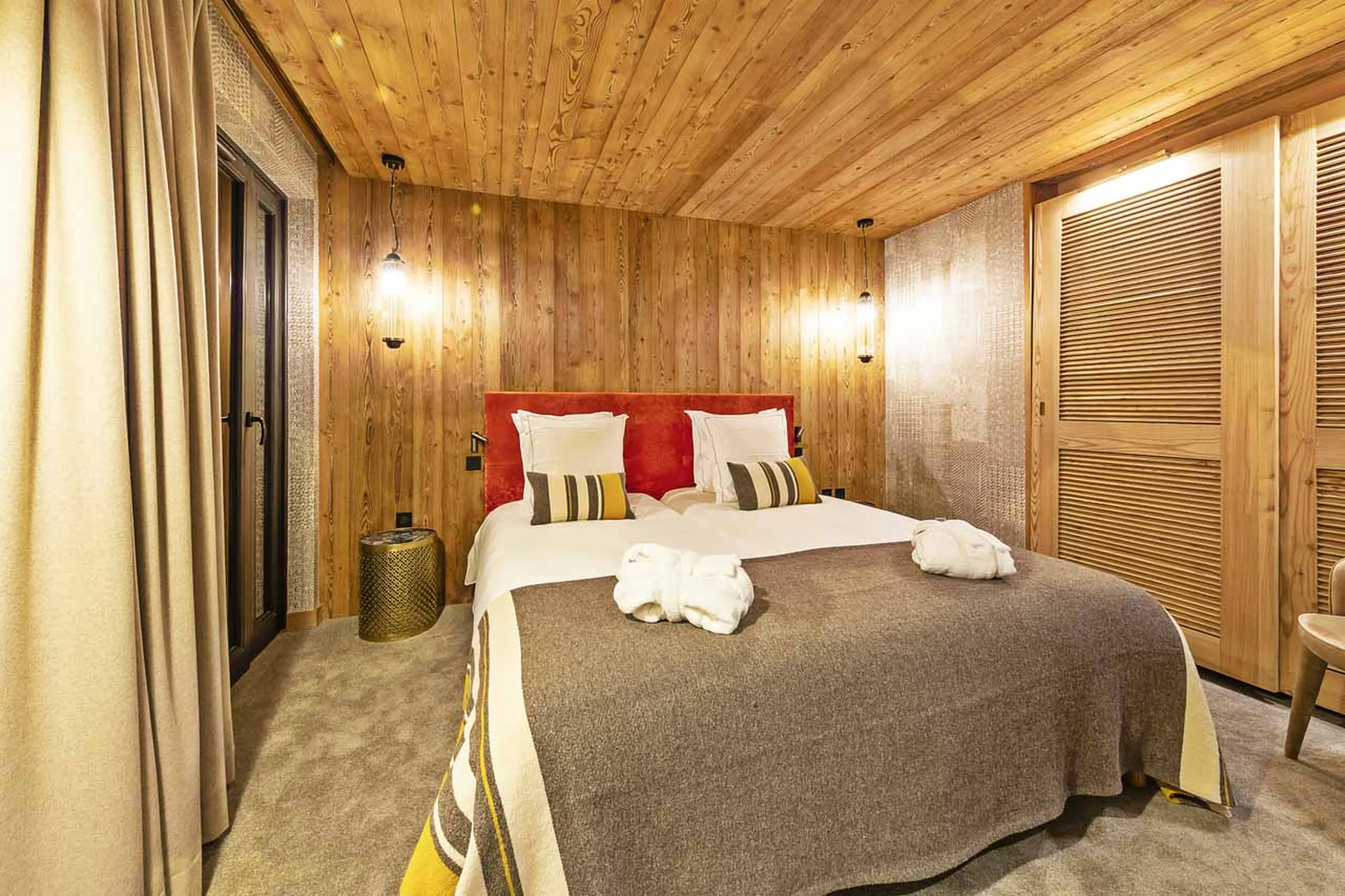 Bedroom three at Chalet Cullinan in Val Thorens