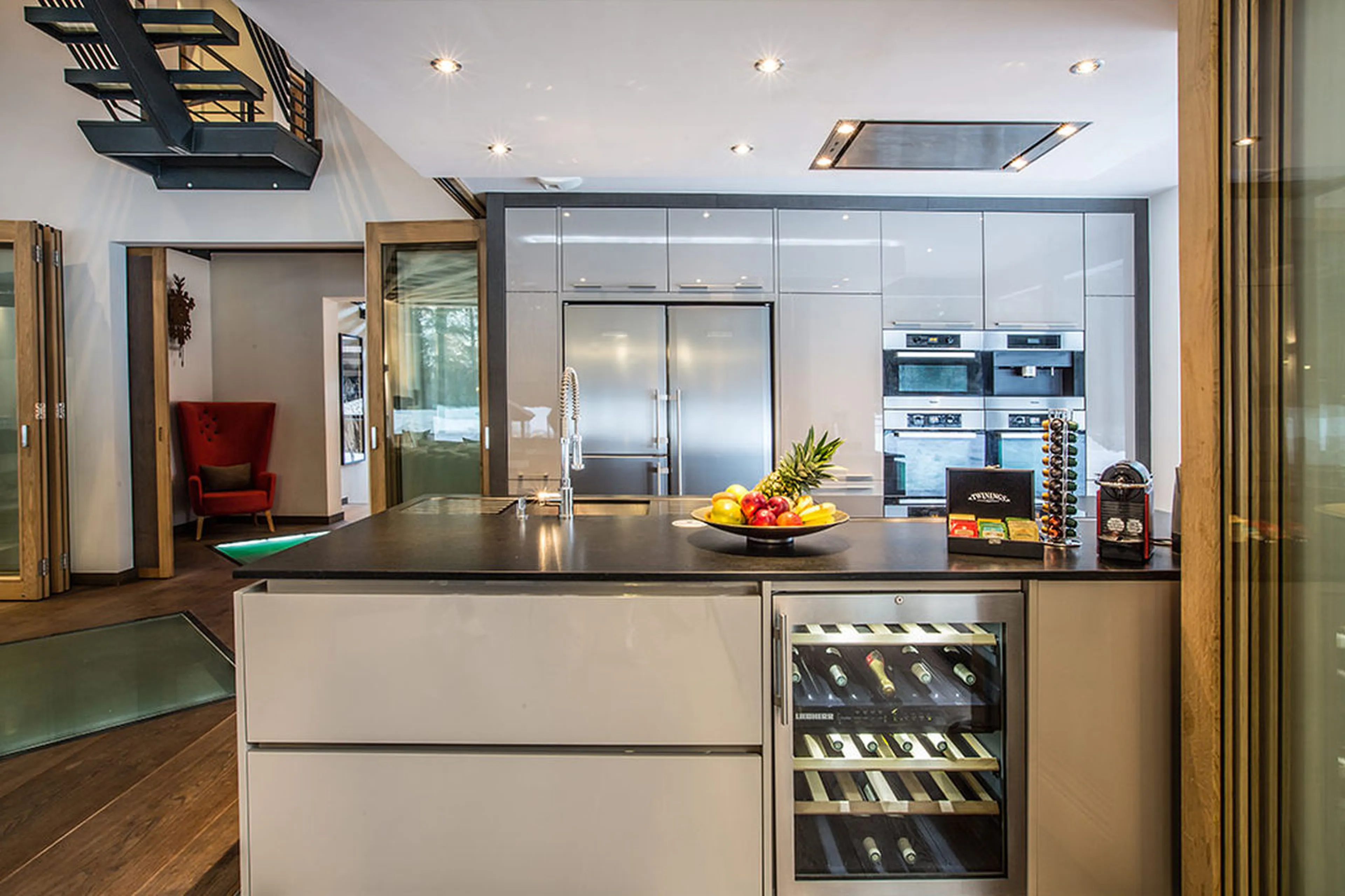 Kitchen at Chalet Dalmore in Chamonix