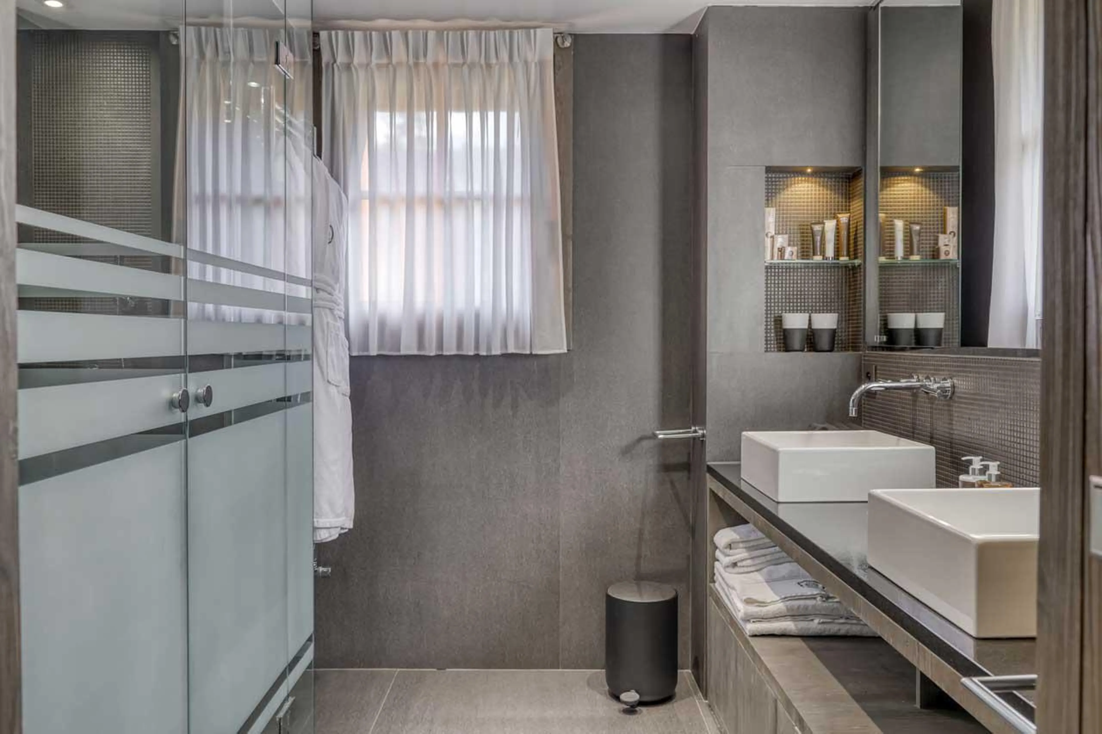 Shower room two at Chalet Dana in Megeve