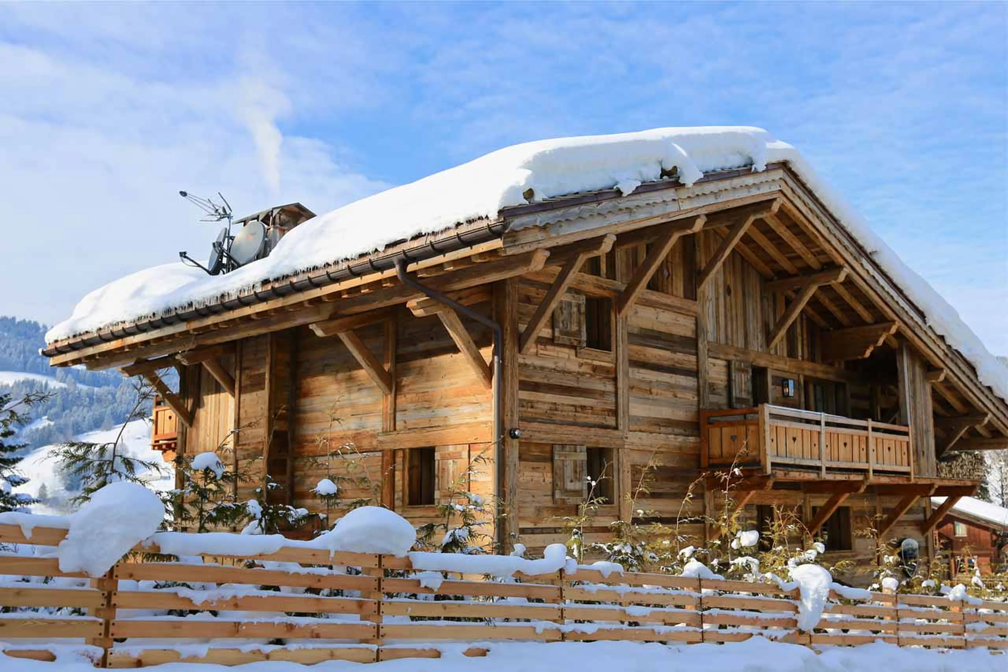 Exterior of Chalet Dana in Megeve