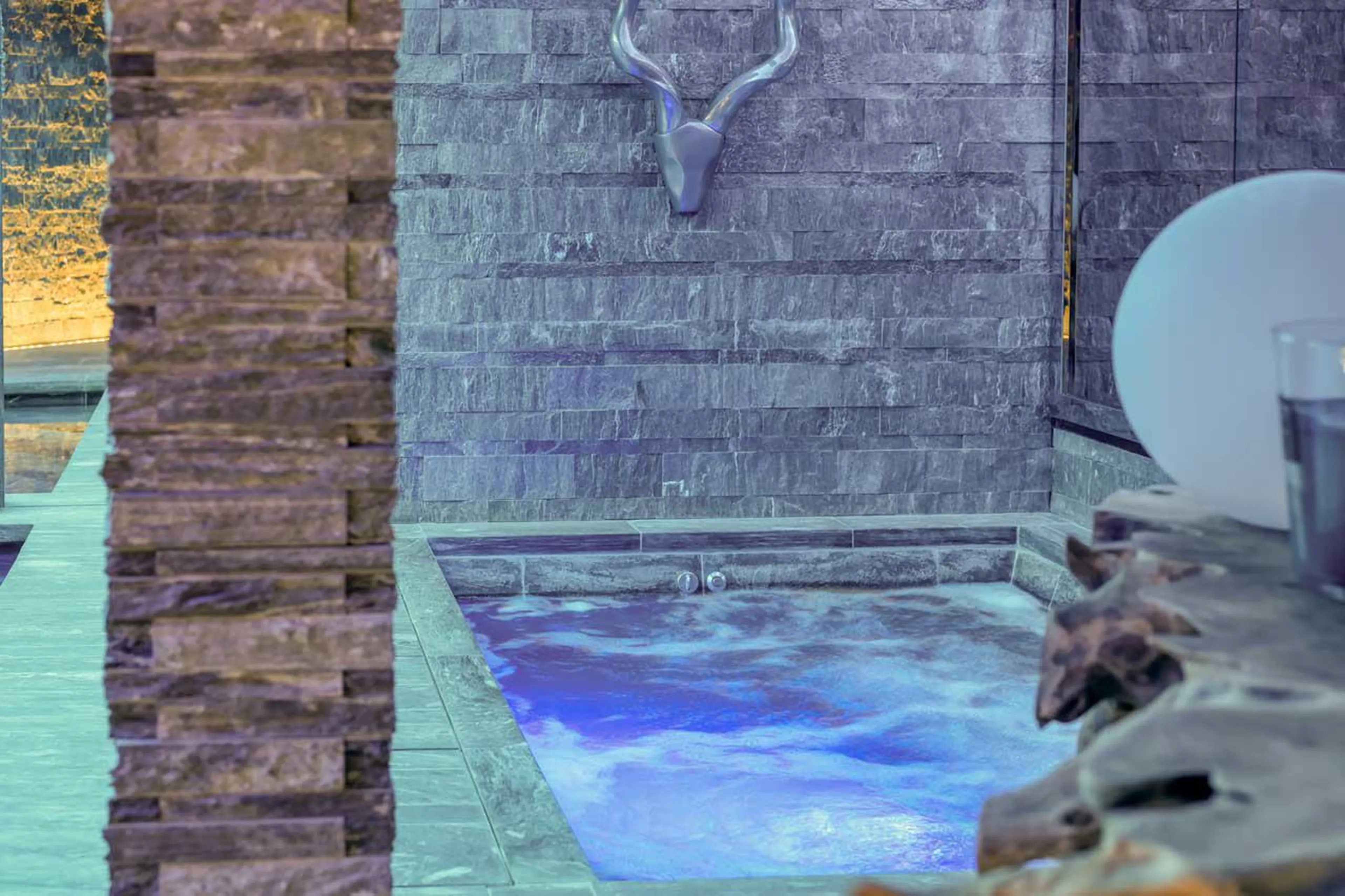 Hot tub at Chalet Dana in Megeve