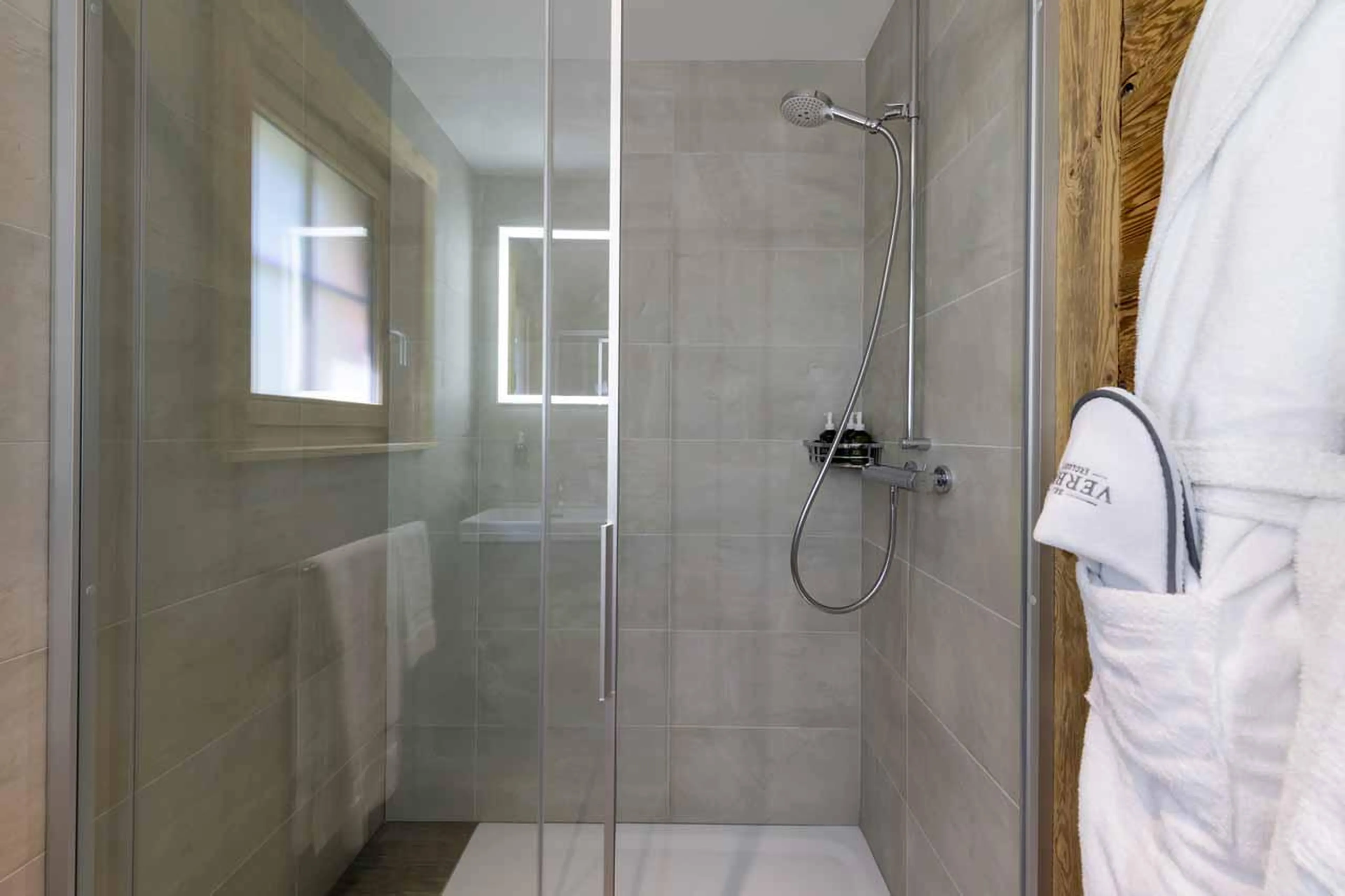 Bathroom three in Chalet Daphne in Verbier