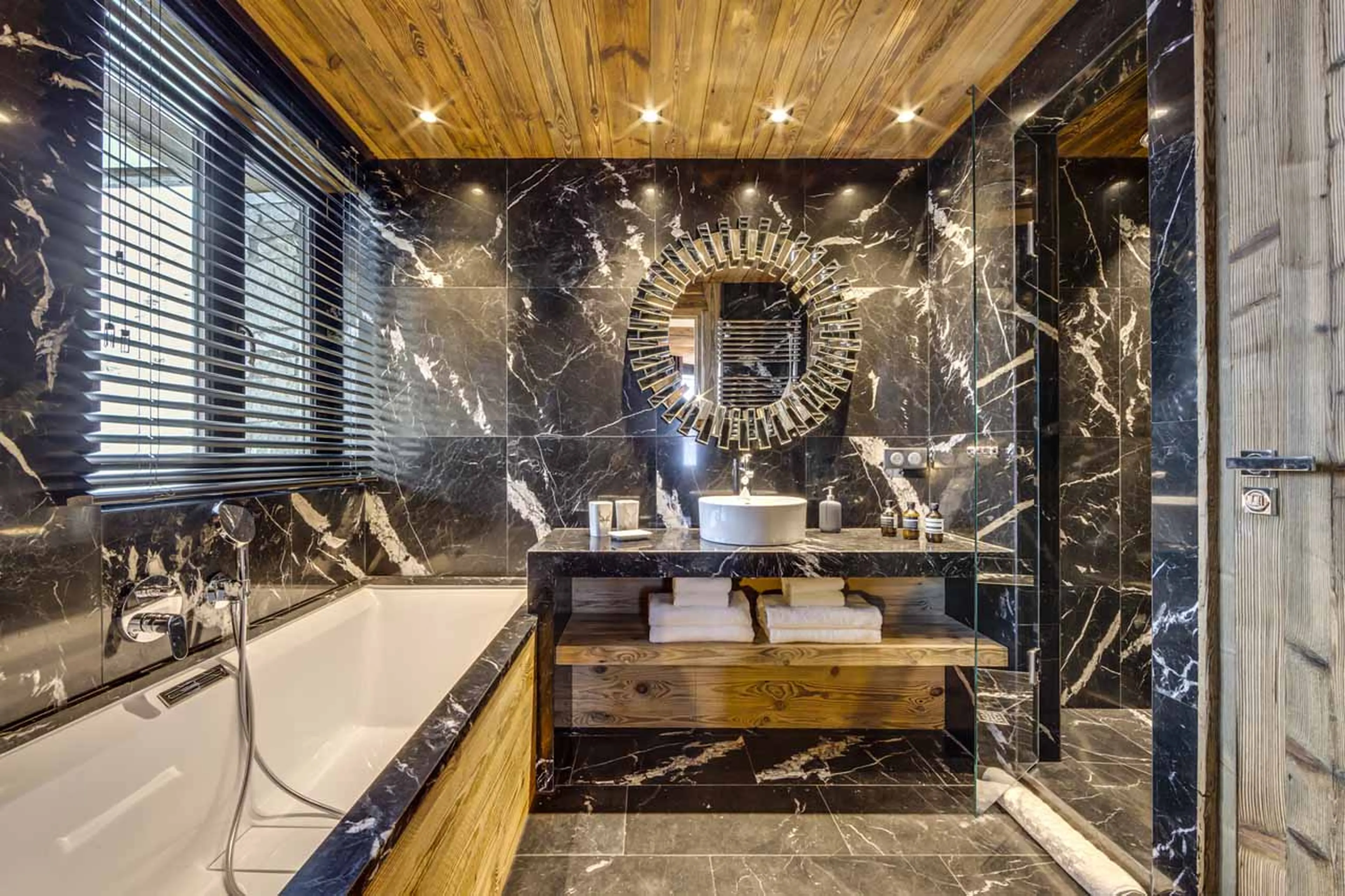 Bathroom one at Chalet Daria in Val d'Isere