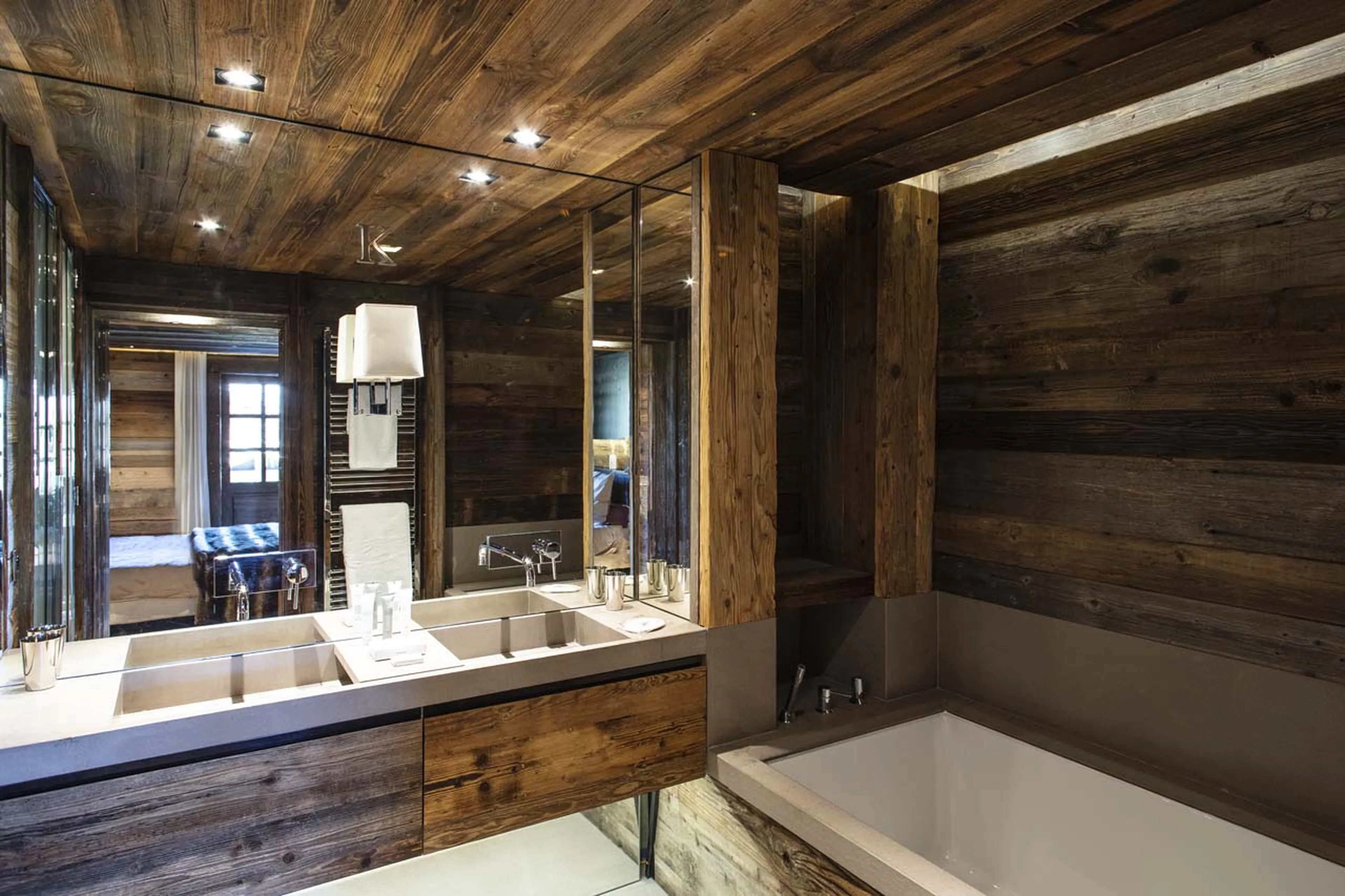 Bathroom three at Chalet de la Cry in Megeve