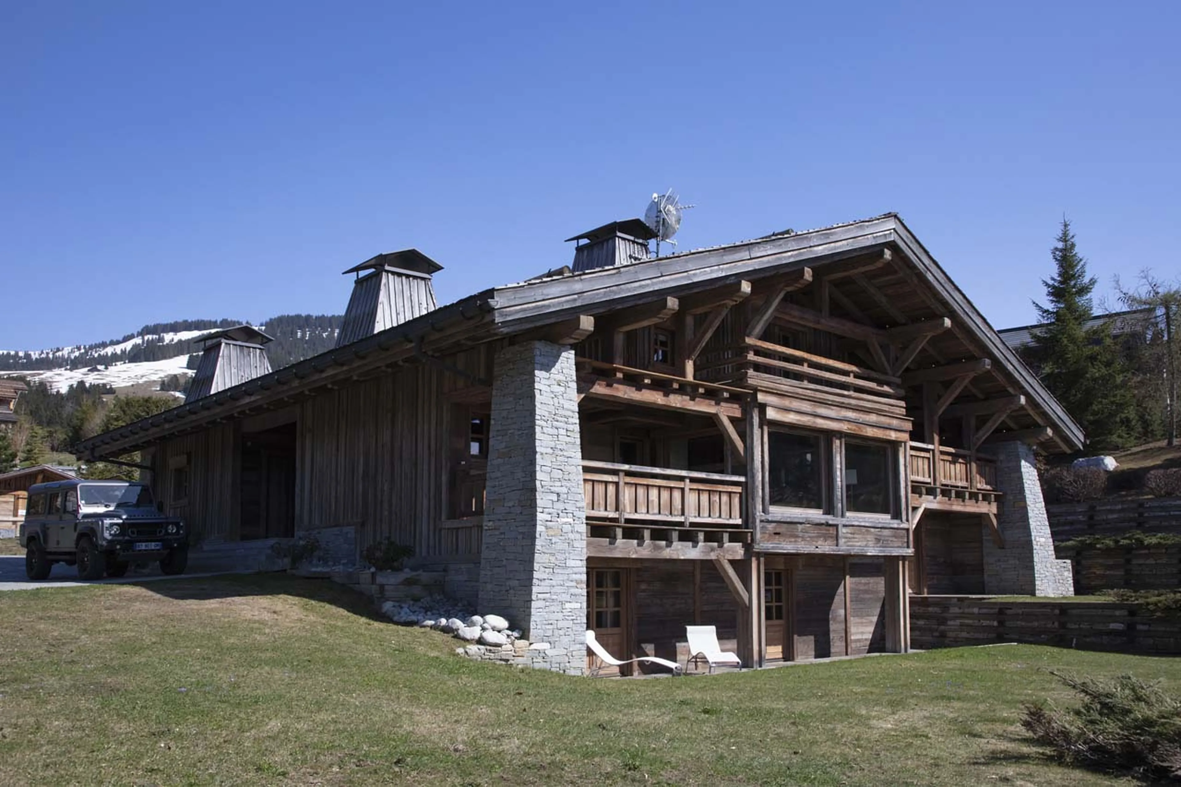 Exterior of Chalet de la Cry in Megeve