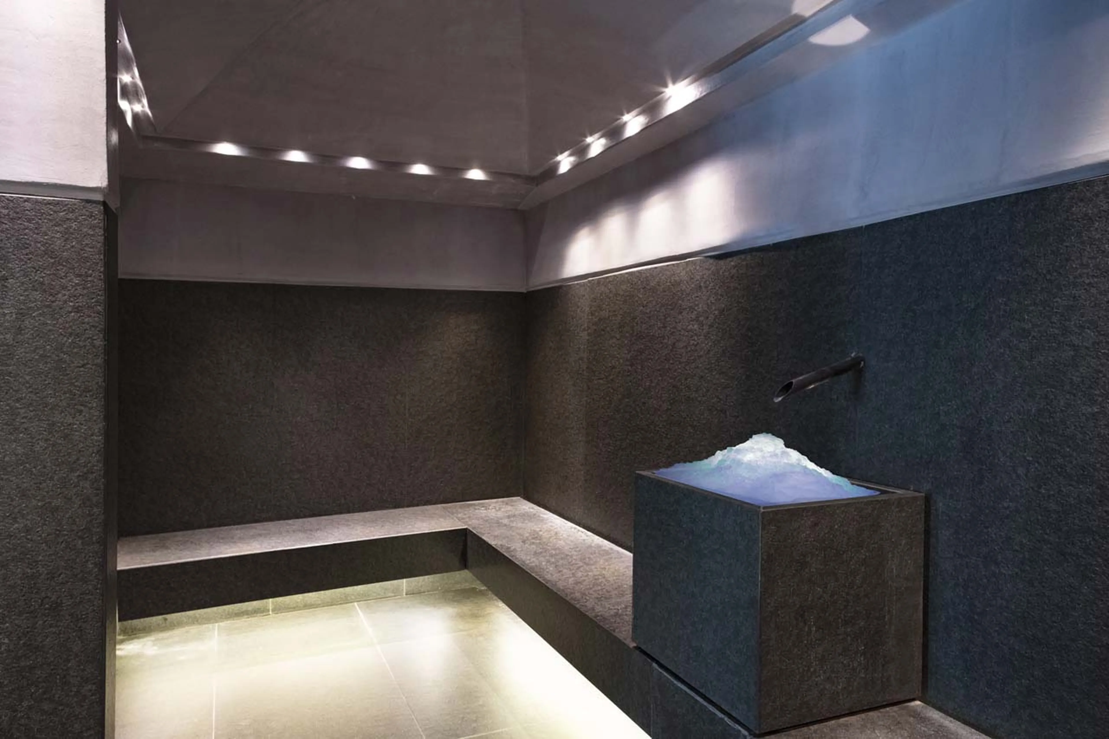 Steam room at Chalet de la Cry in Megeve