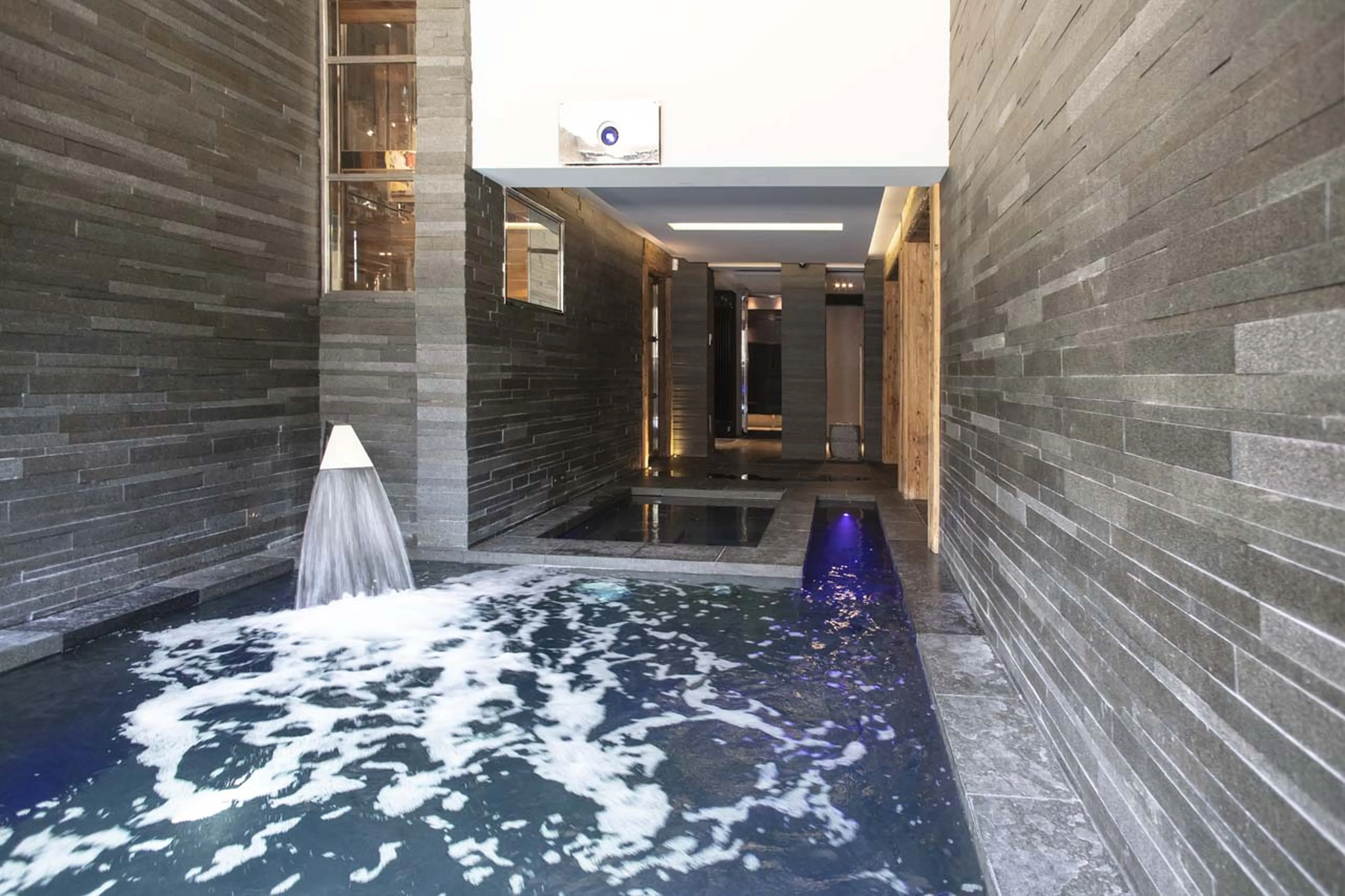 Indoor pool at Chalet de la Cry in Megeve