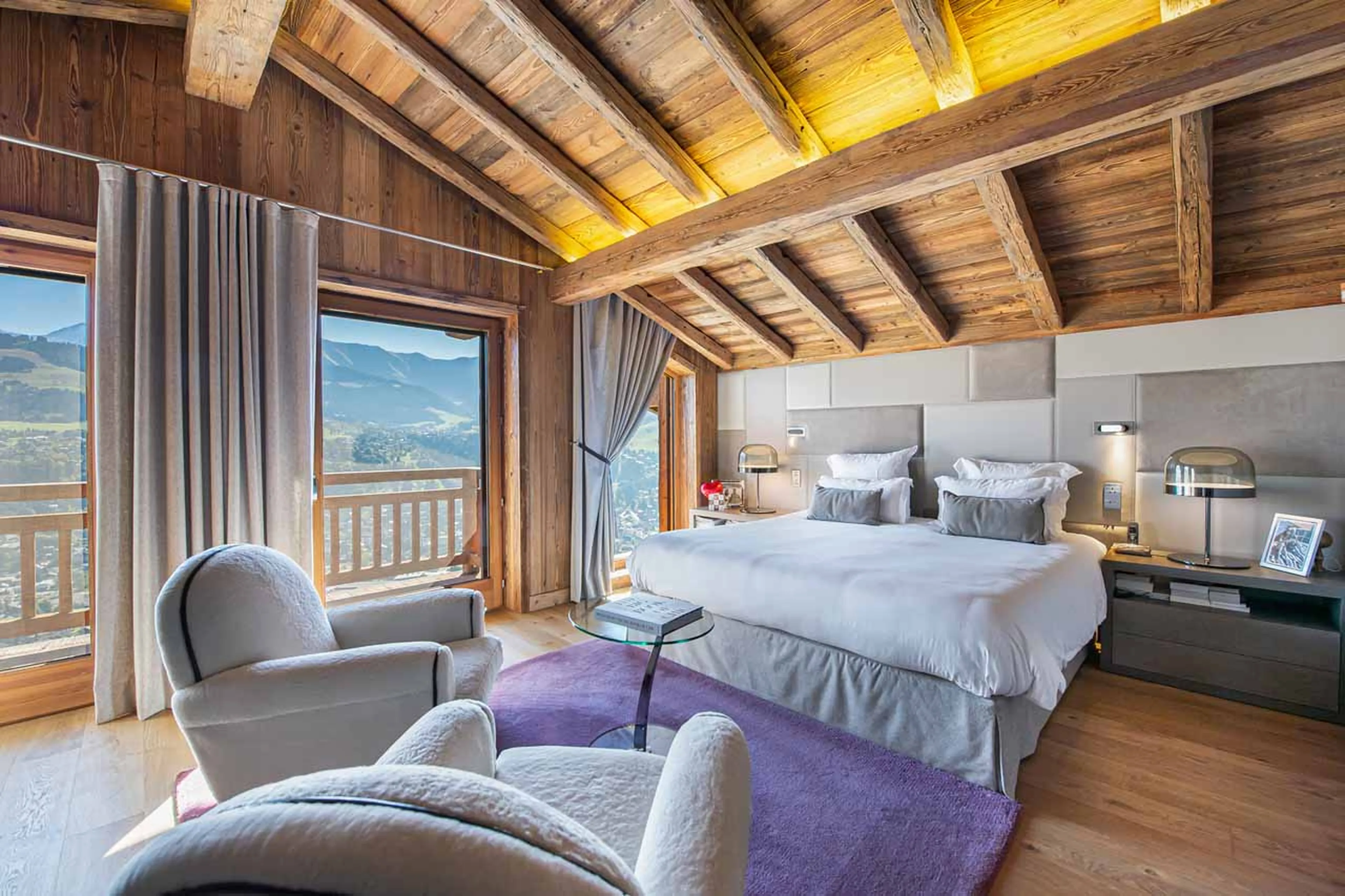 Bedroom 1 at Chalet Decembre in Megeve