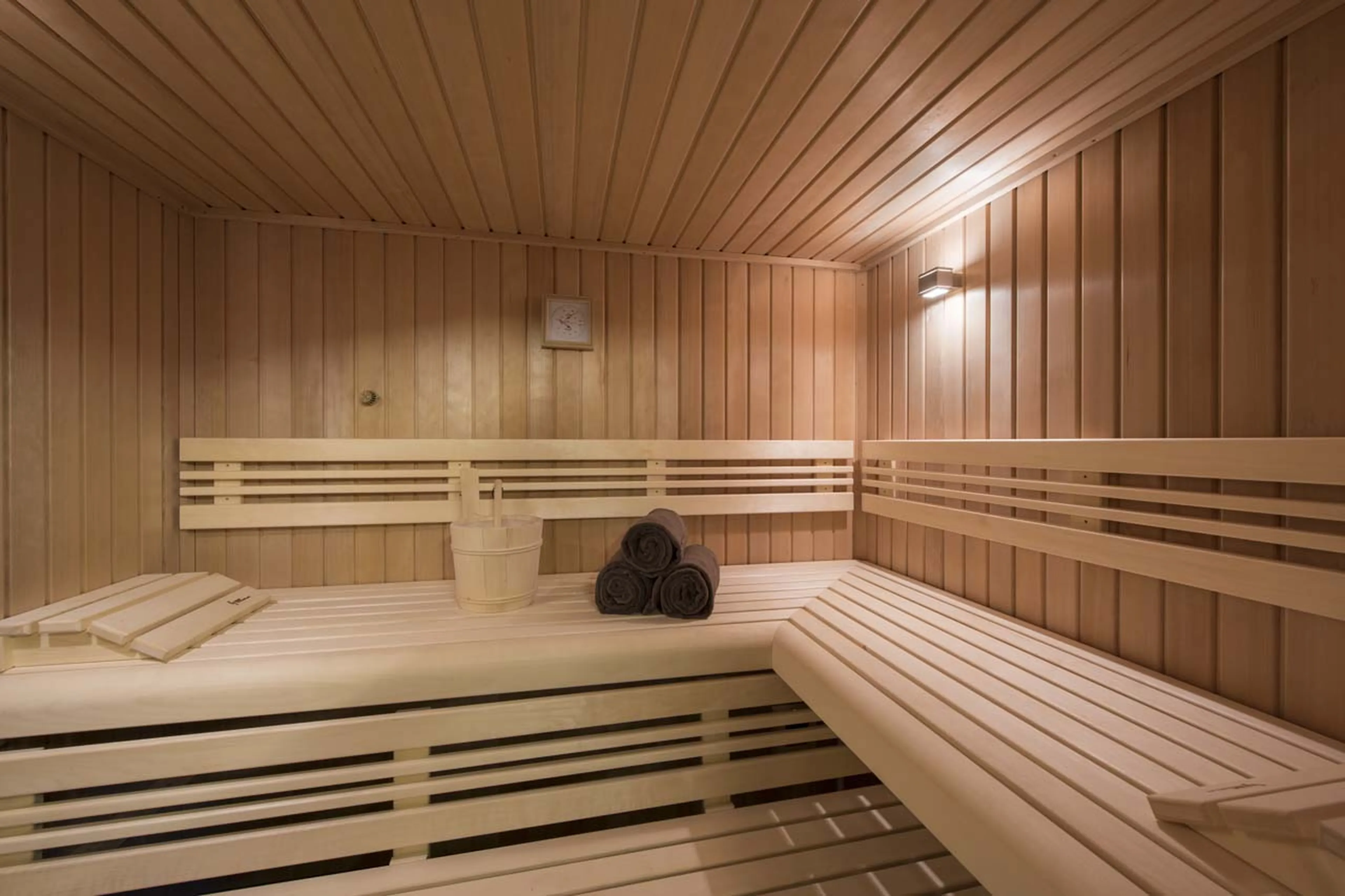 Sauna in Chalet Delormes in Verbier