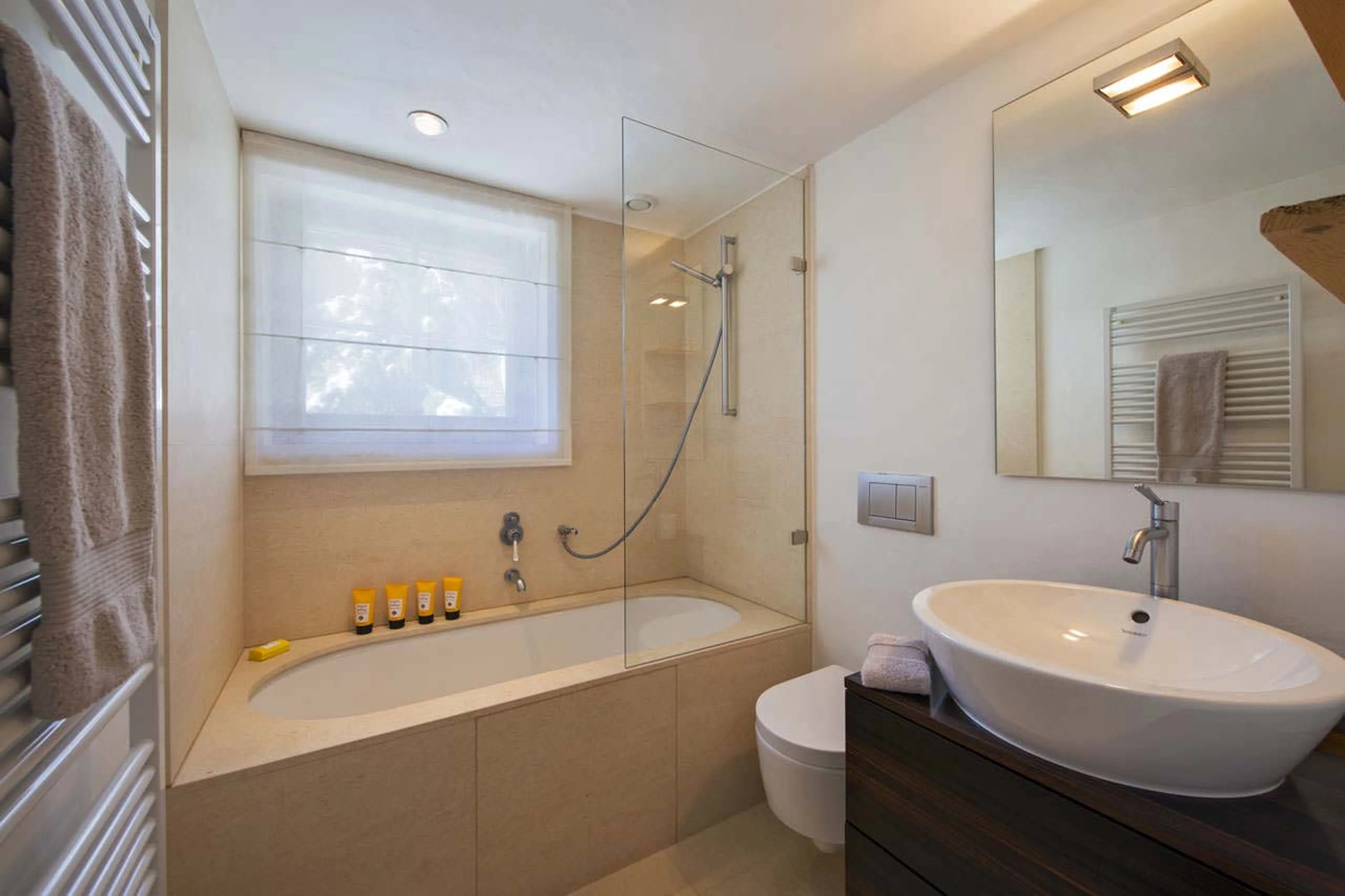 Second en-suite bathroom on first floor in  Chalet Dent Blanche in Verbier
