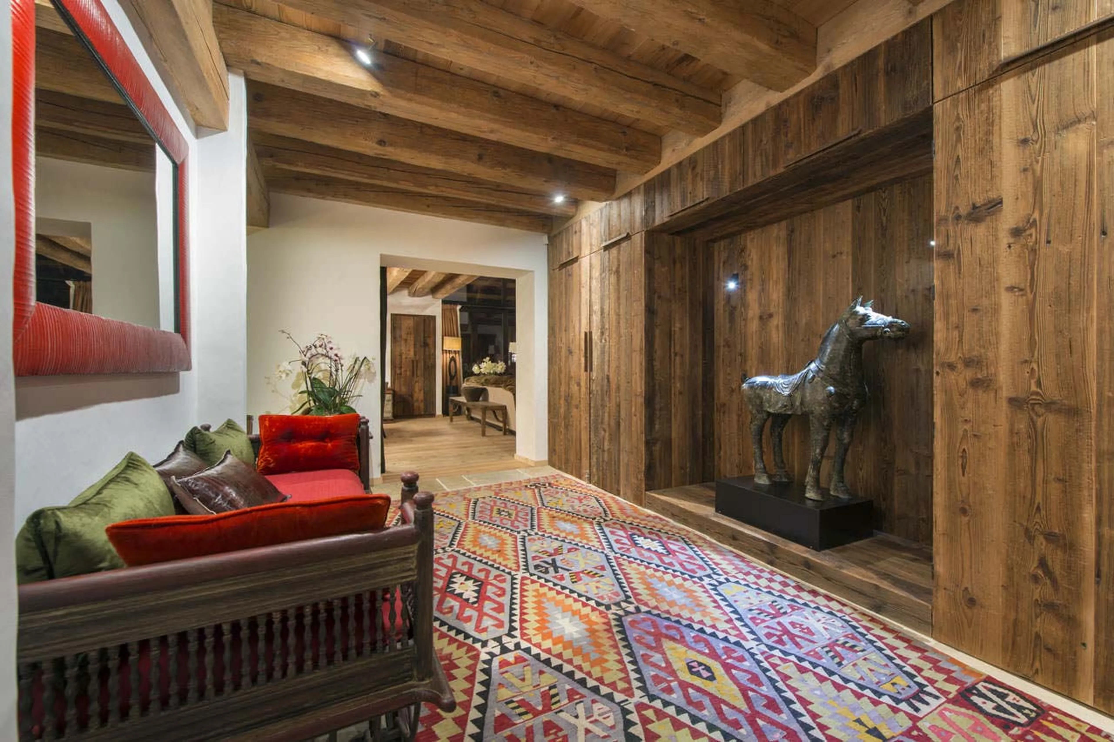 Entrance hall of  Chalet Dent Blanche in Verbier