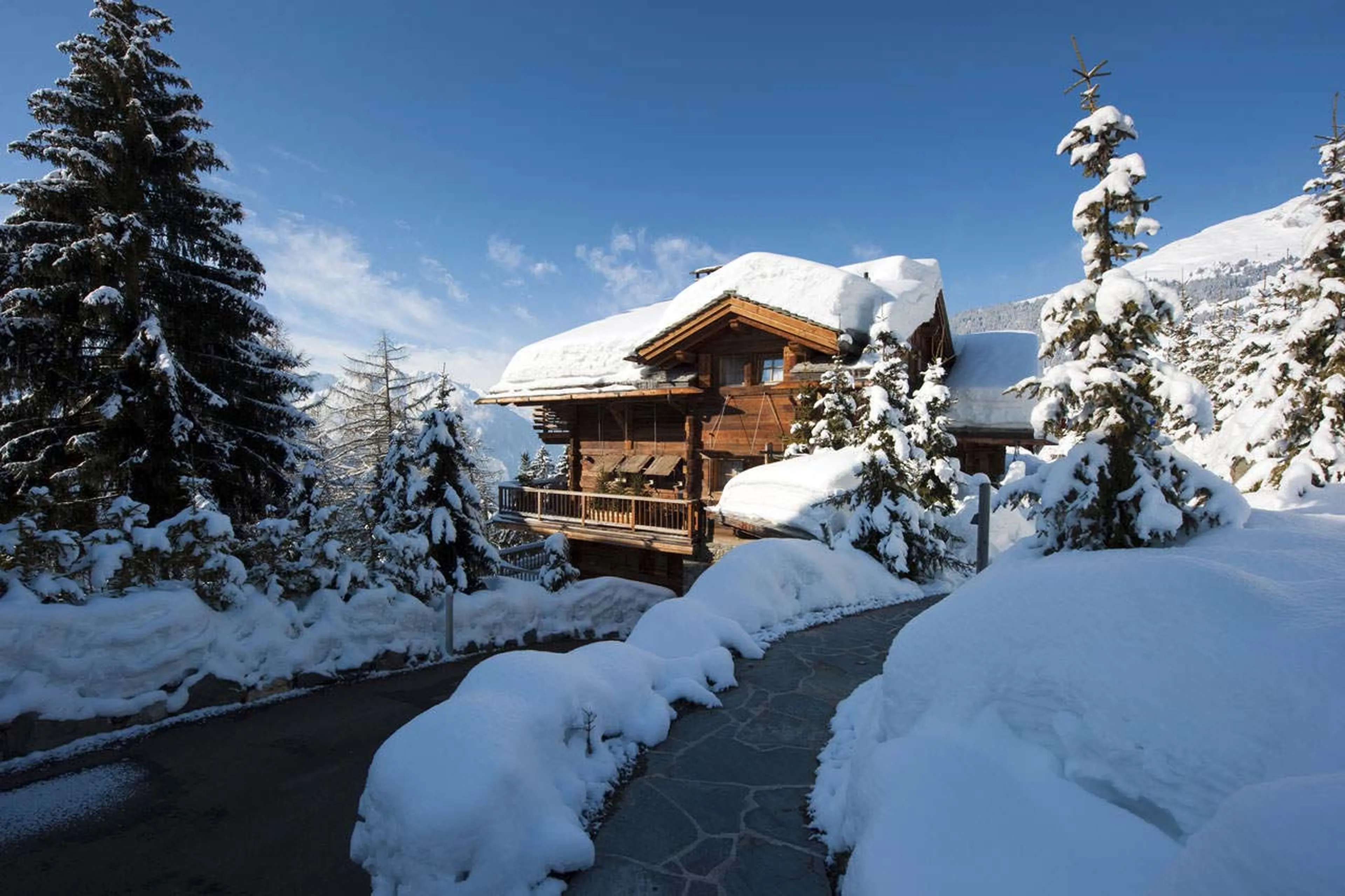 Exterior of Chalet Dent Blanche in Verbier