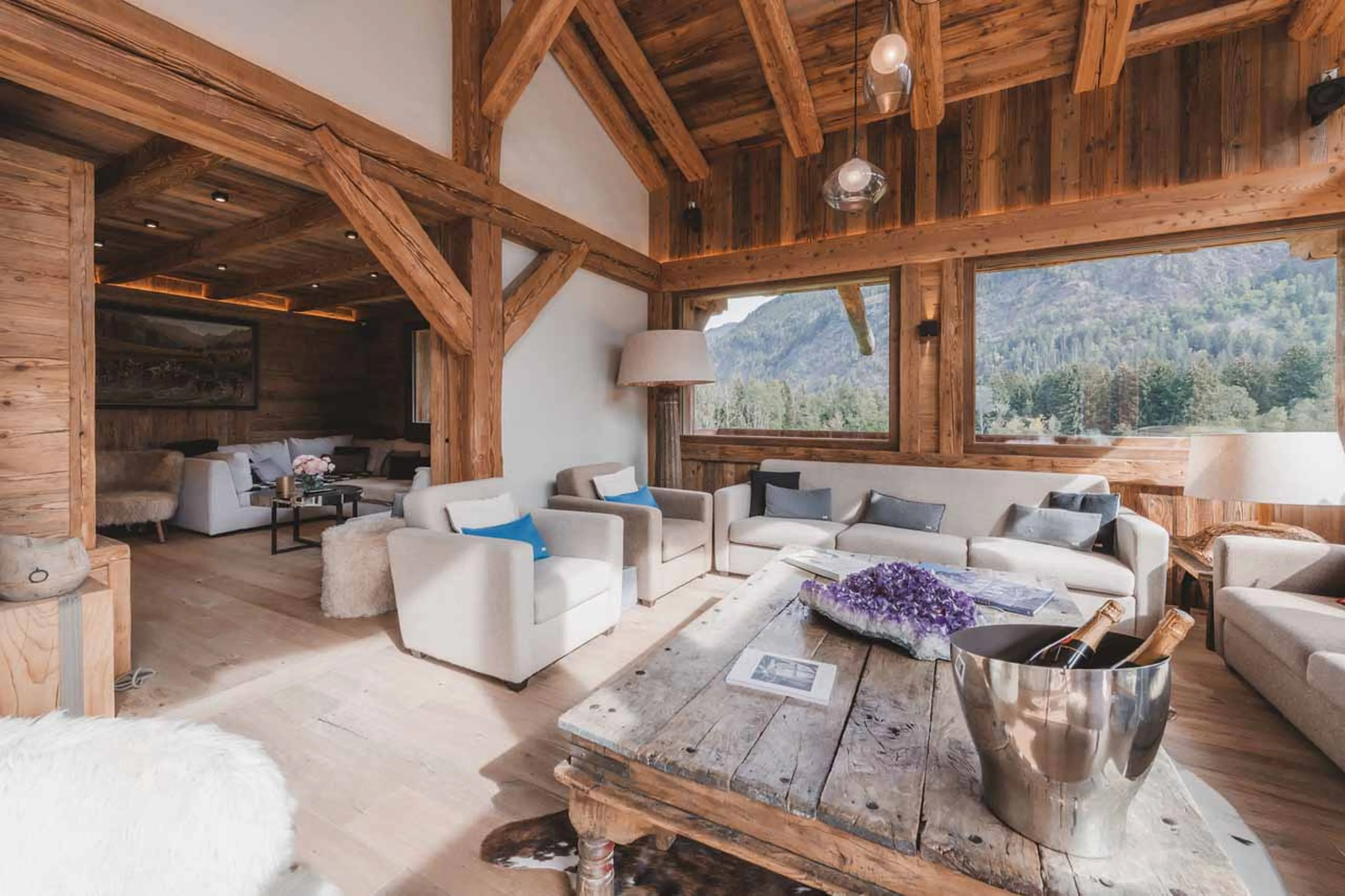 Living area opening onto terrace
