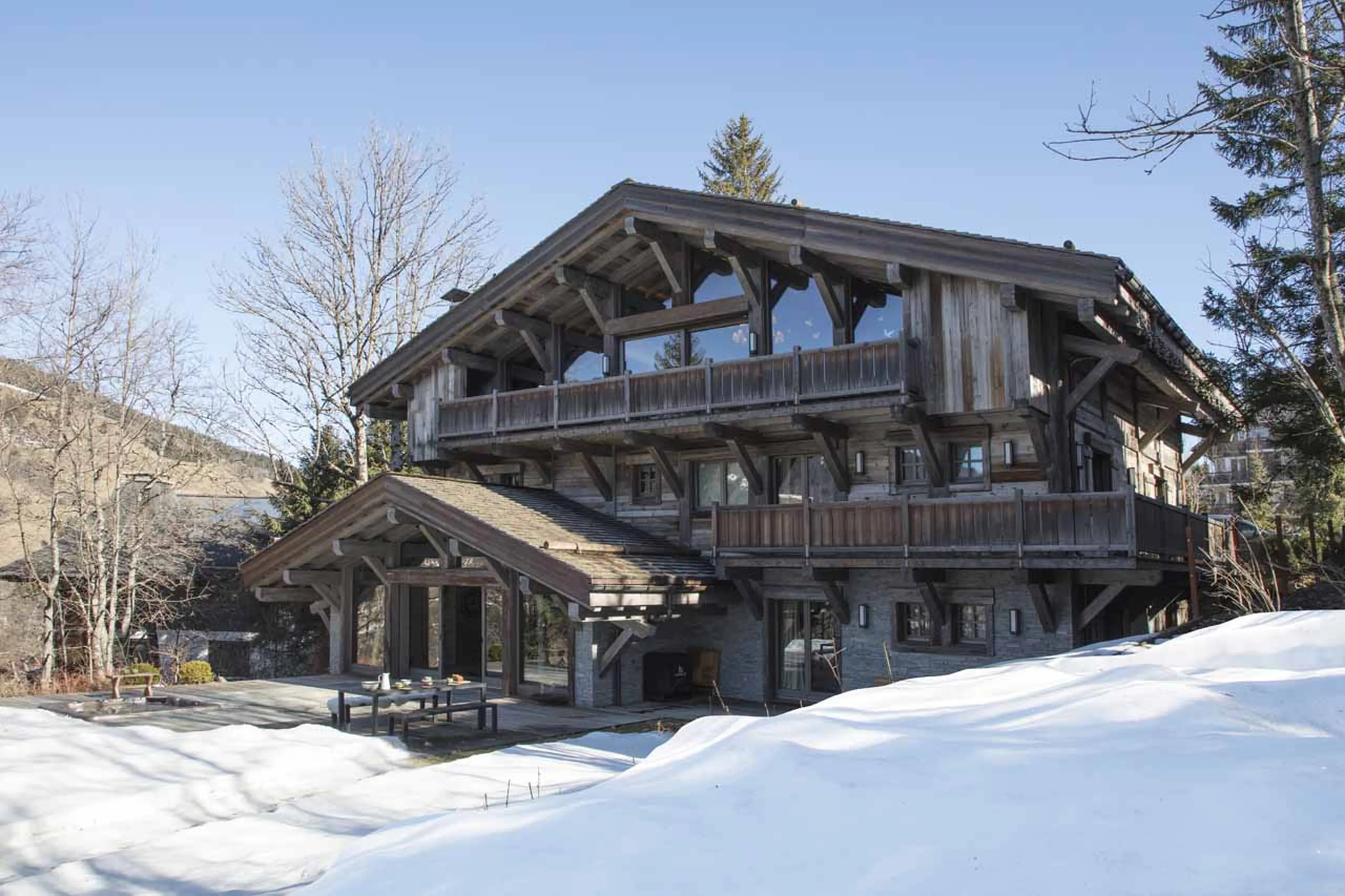 Exterior of Chalet des Ecureuils in Megeve