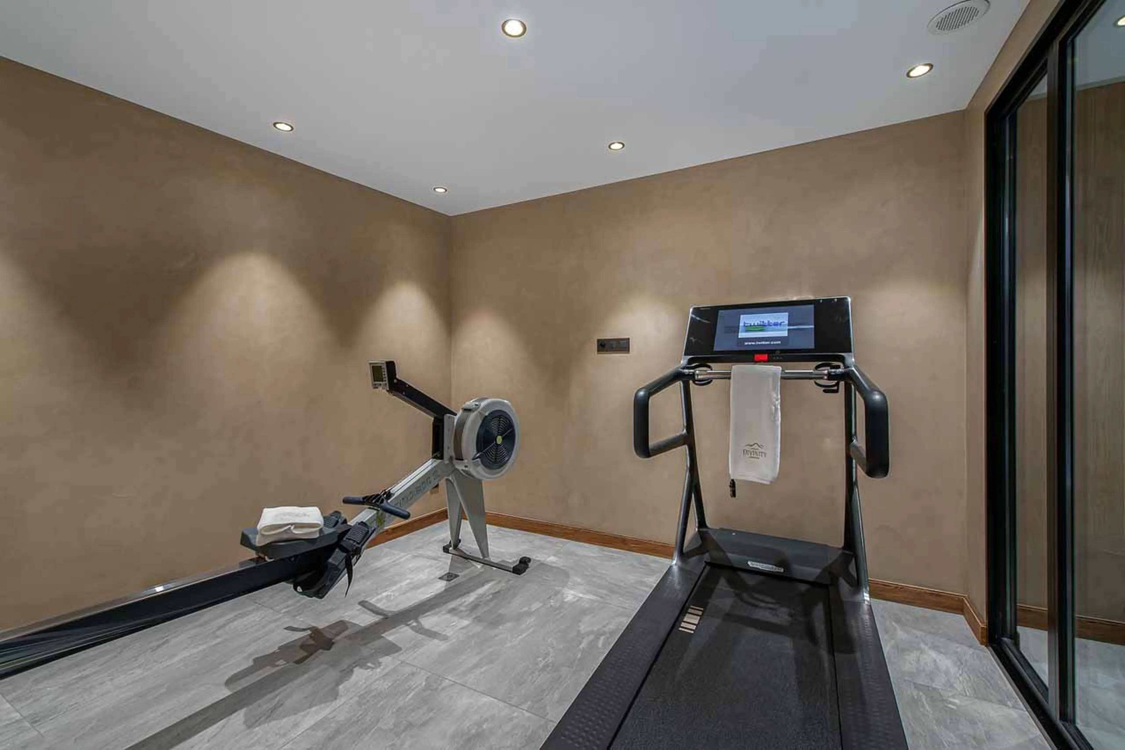 Gym at Chalet Divinity in Megeve