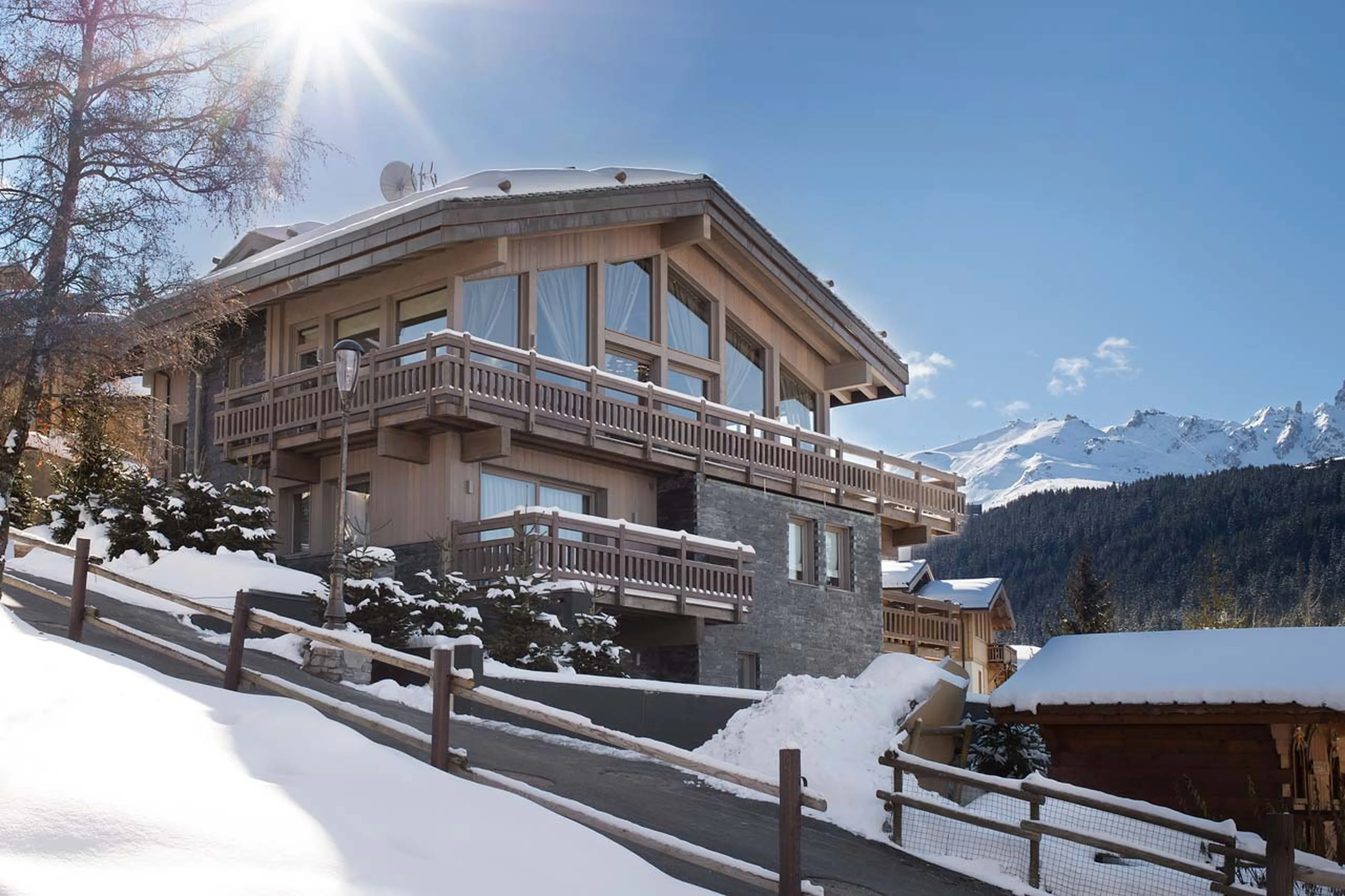 Exterior of Chalet Dolce Vita in Courchevel 1650