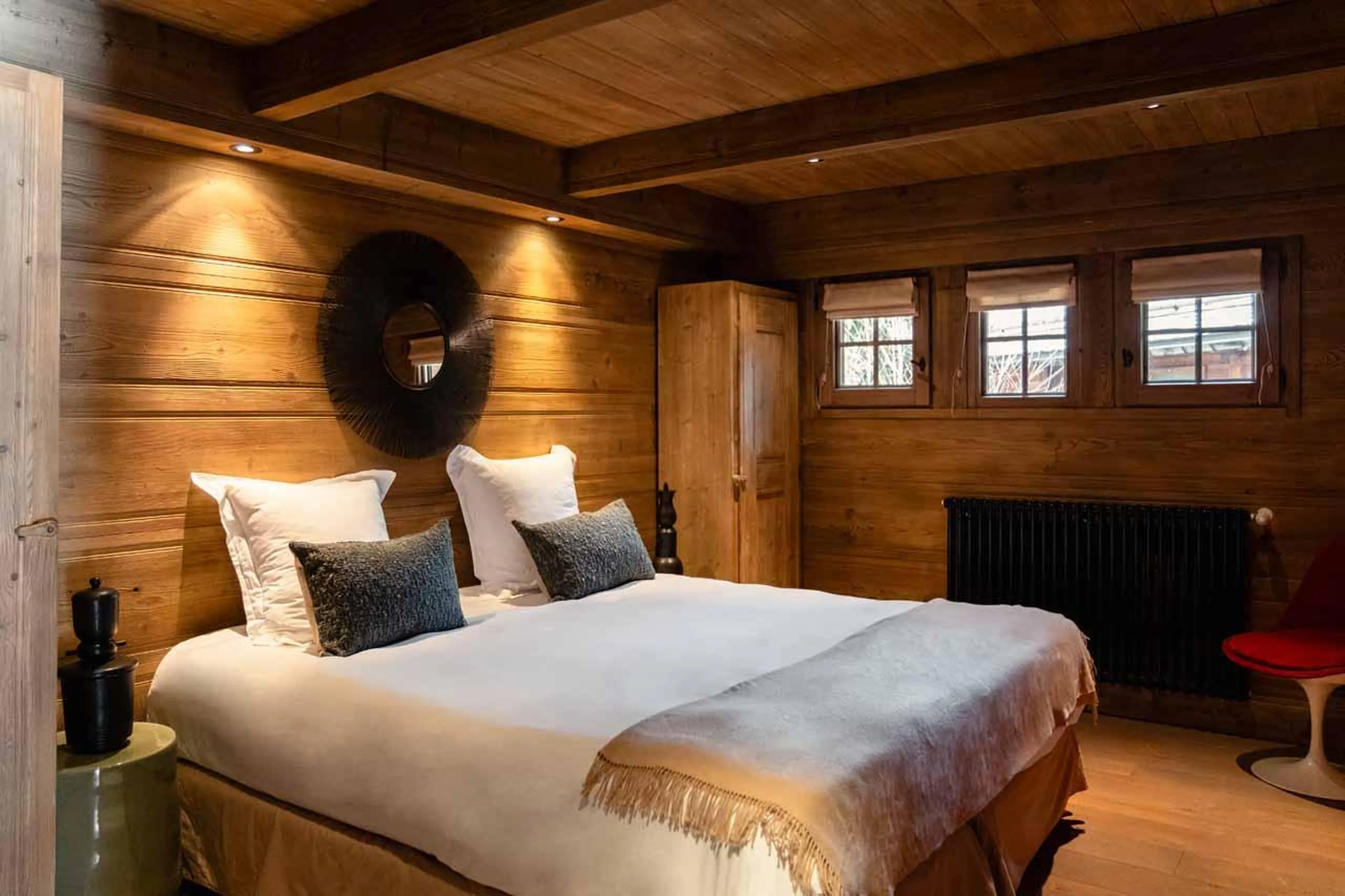 Double bedroom in Chalet Donatien, Megeve