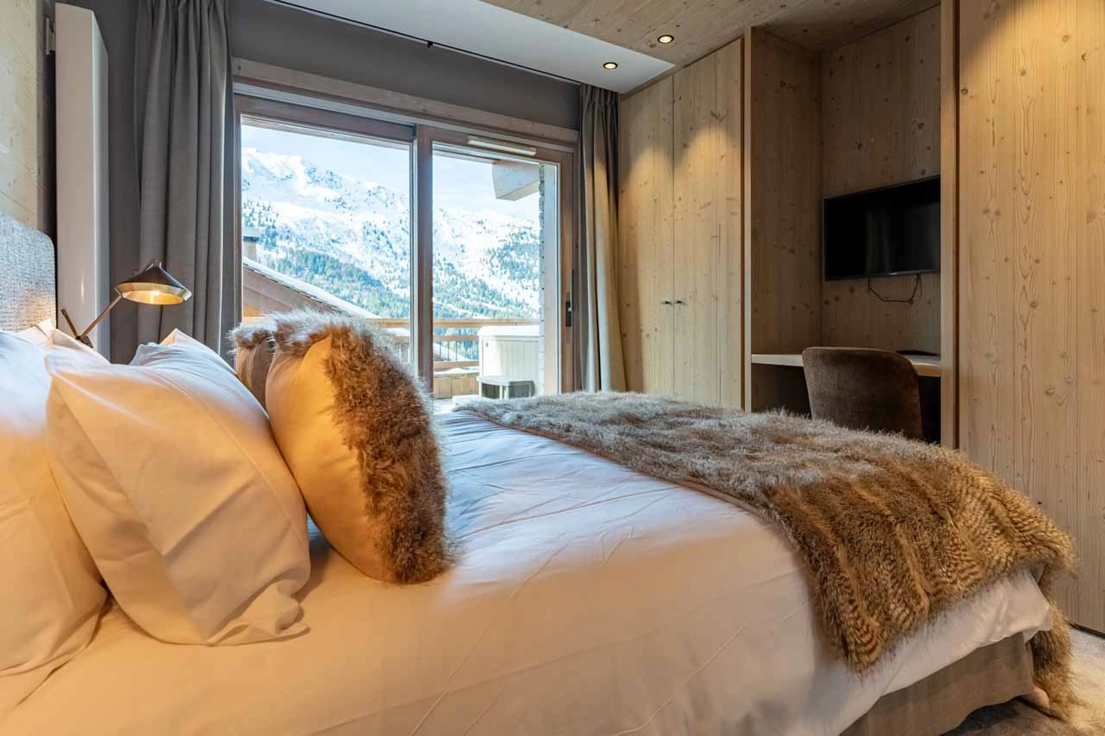 Bedroom 3 at Apartment Doron in Meribel