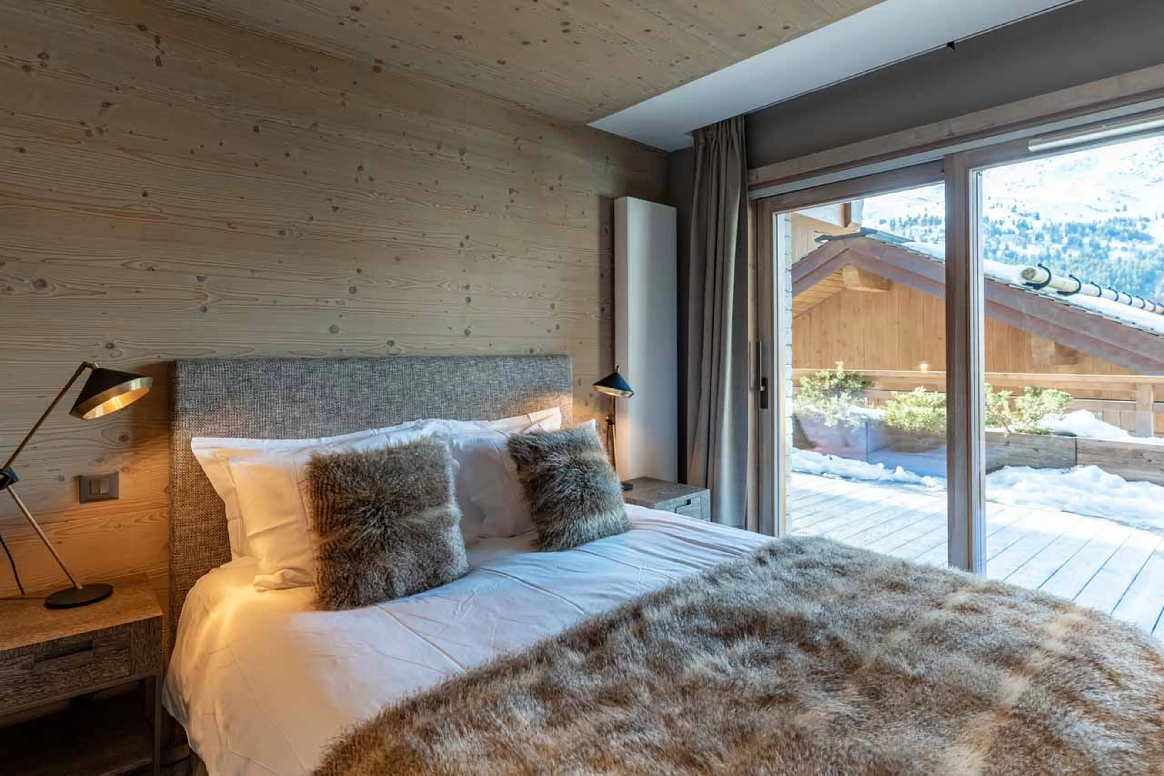 Double bedroom at Apartment Doron in Meribel