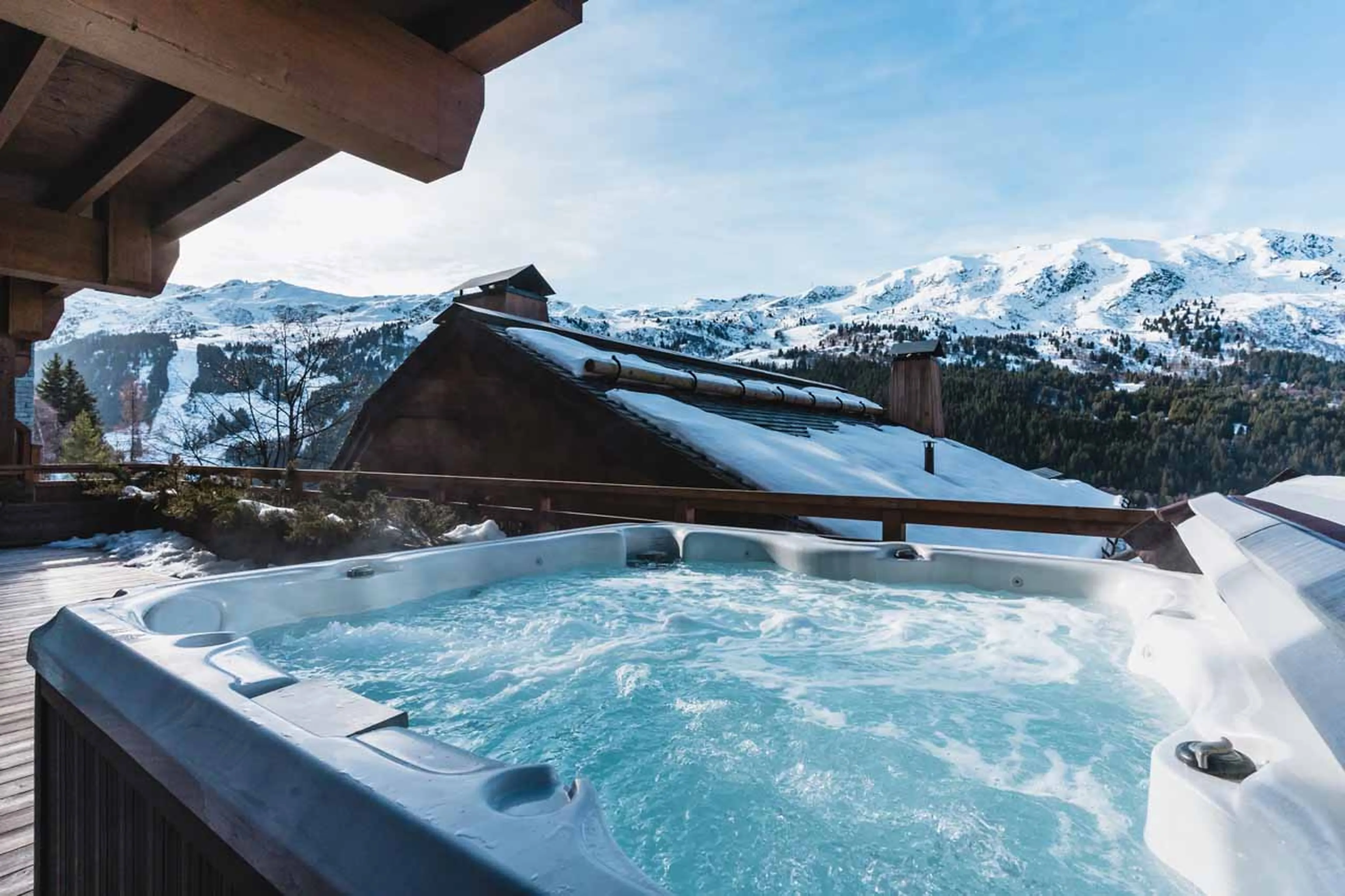 Hot tub at Apartment Doron in Meribel