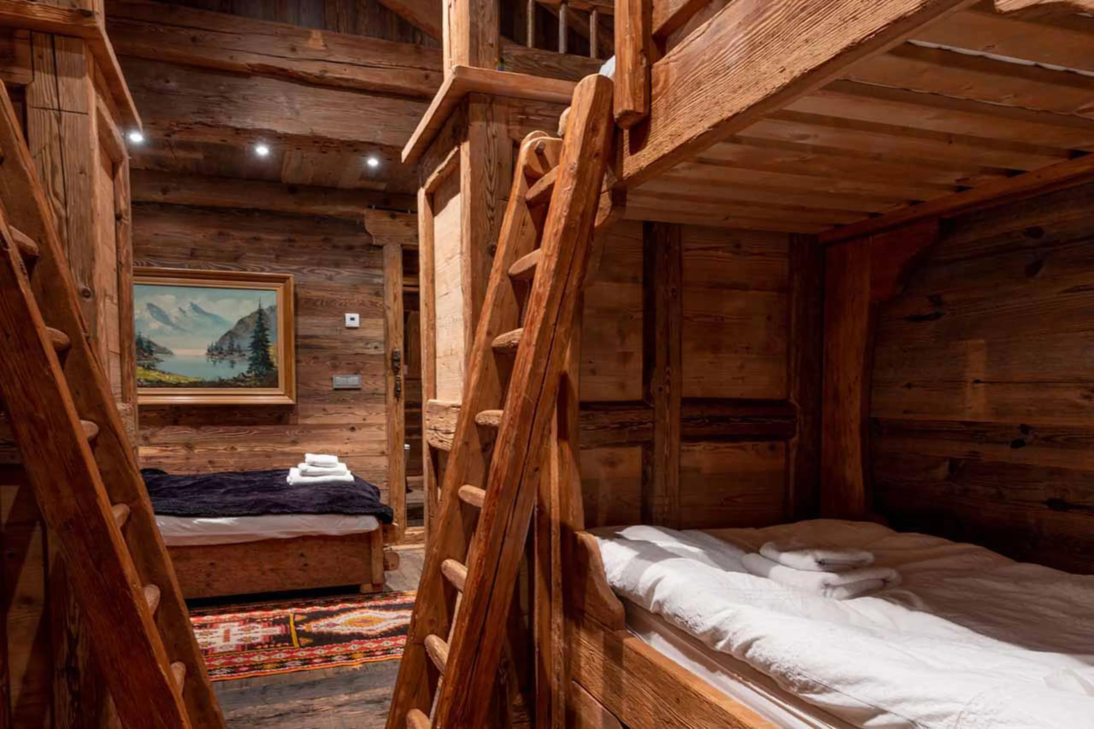 Bunk beds at Chalet Druchka in Meribel