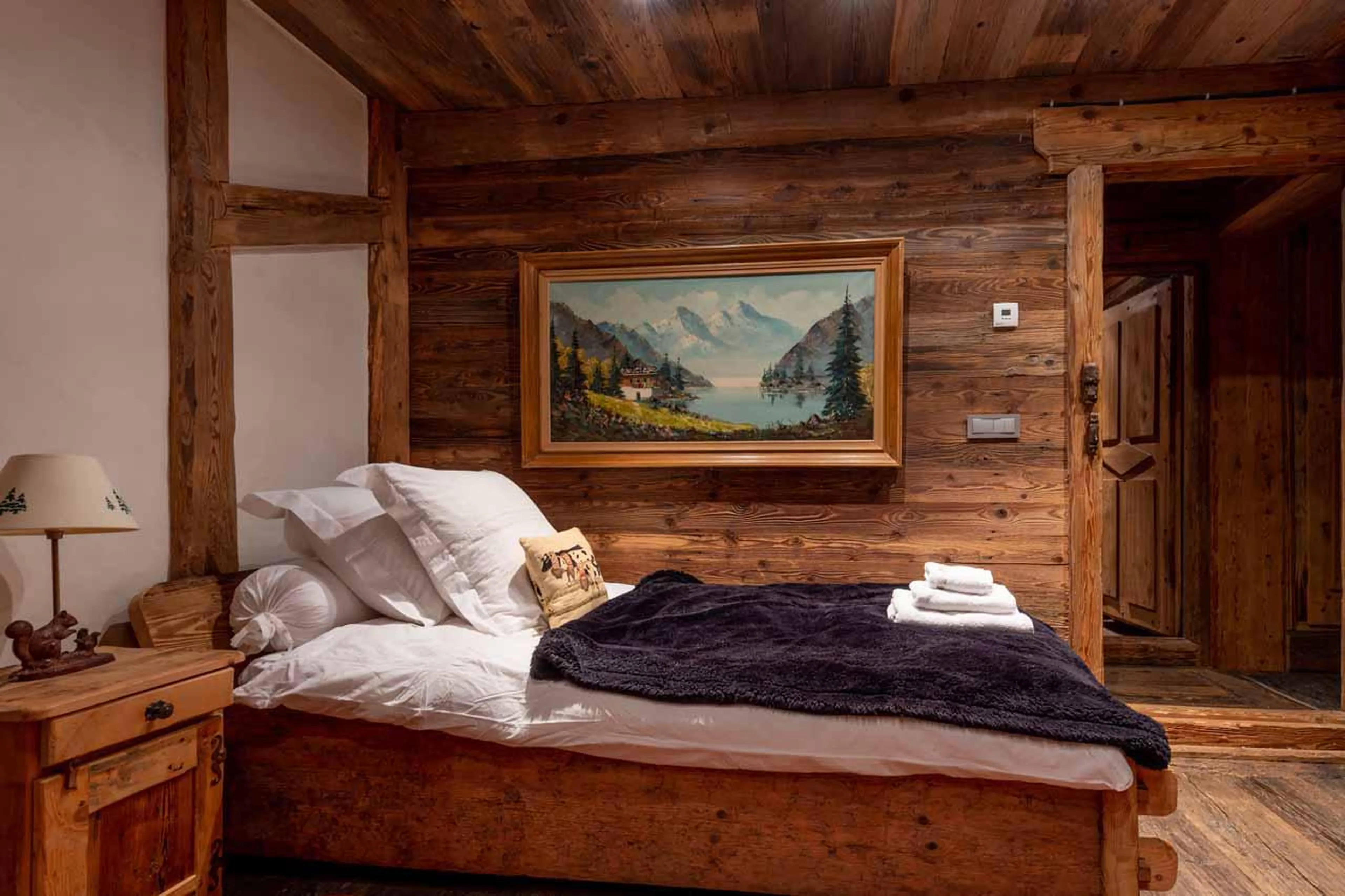 Single bed at Chalet Druchka in Meribel