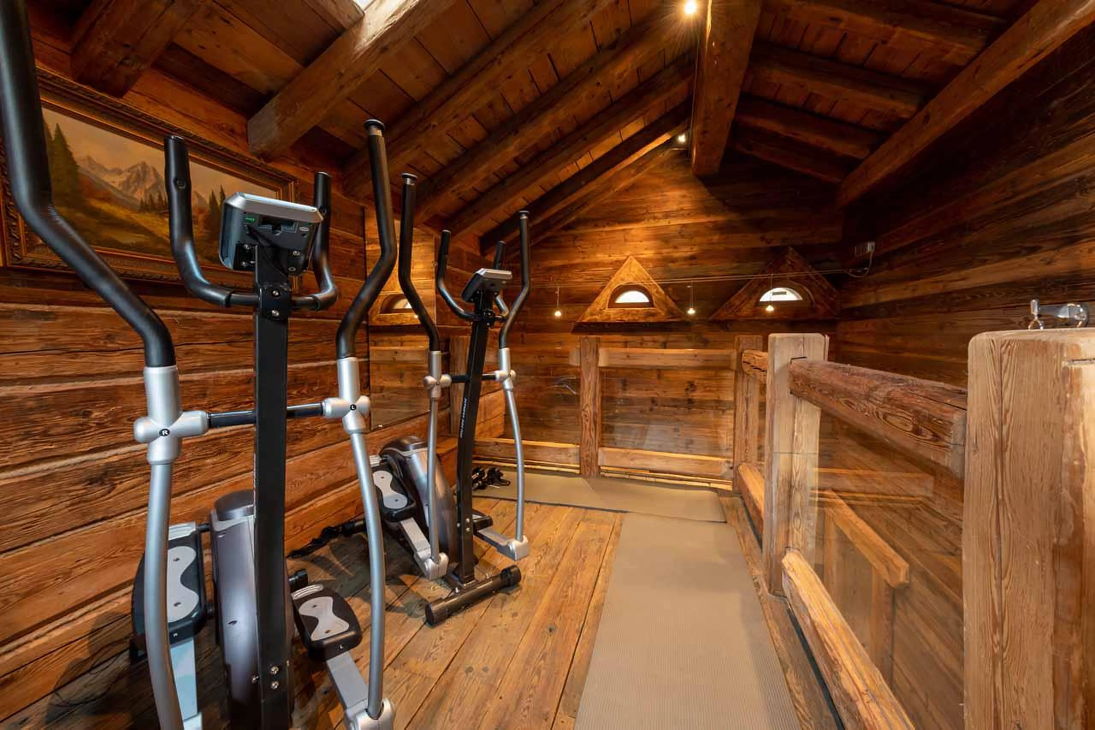 Gym at Chalet Druchka in Meribel