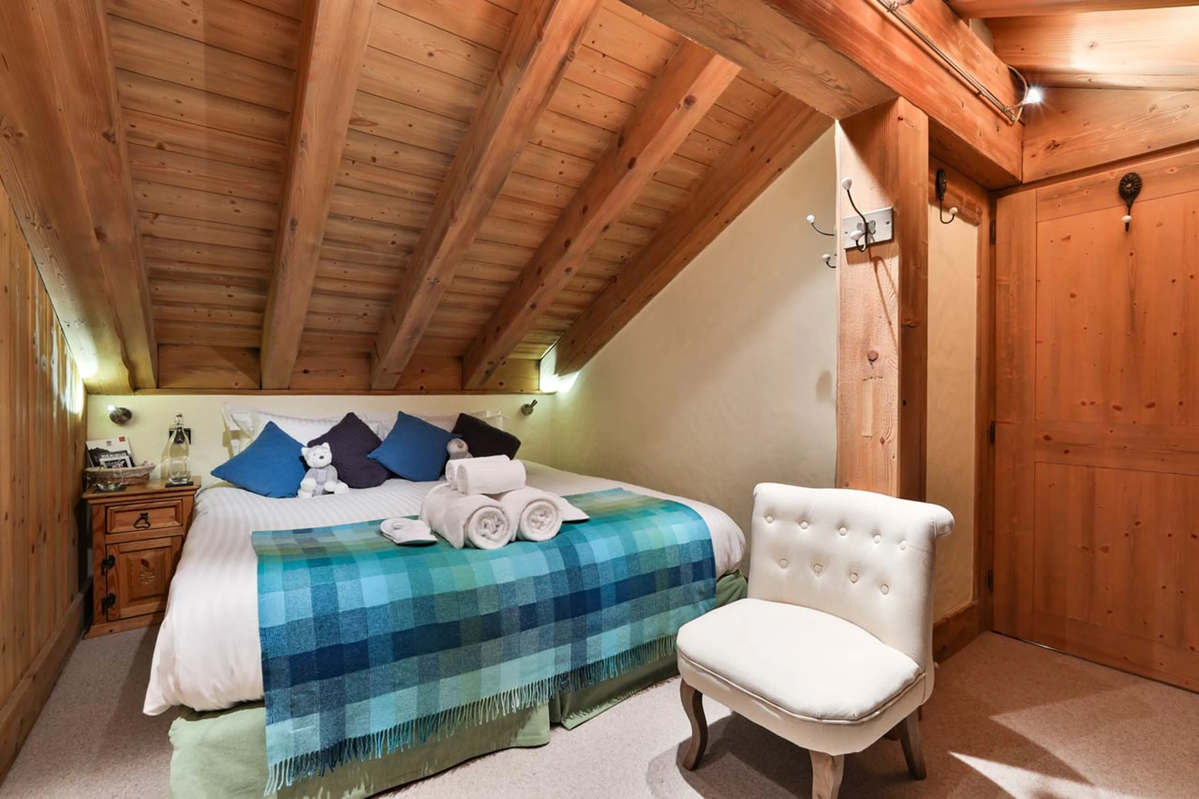Bedroom four at Chalet du Vallon in Meribel