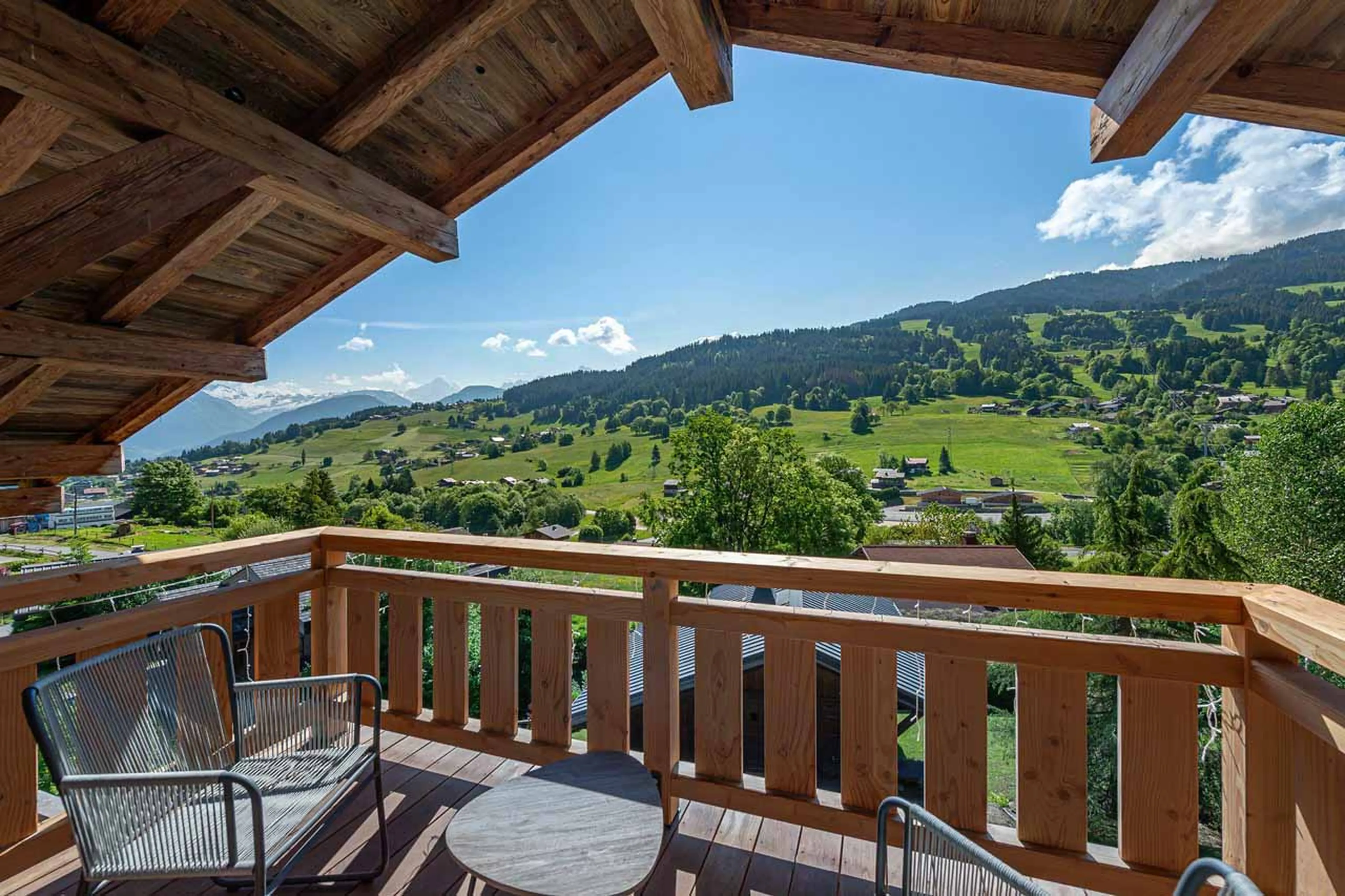 Balcony at Chalet Eastwood in Megeve