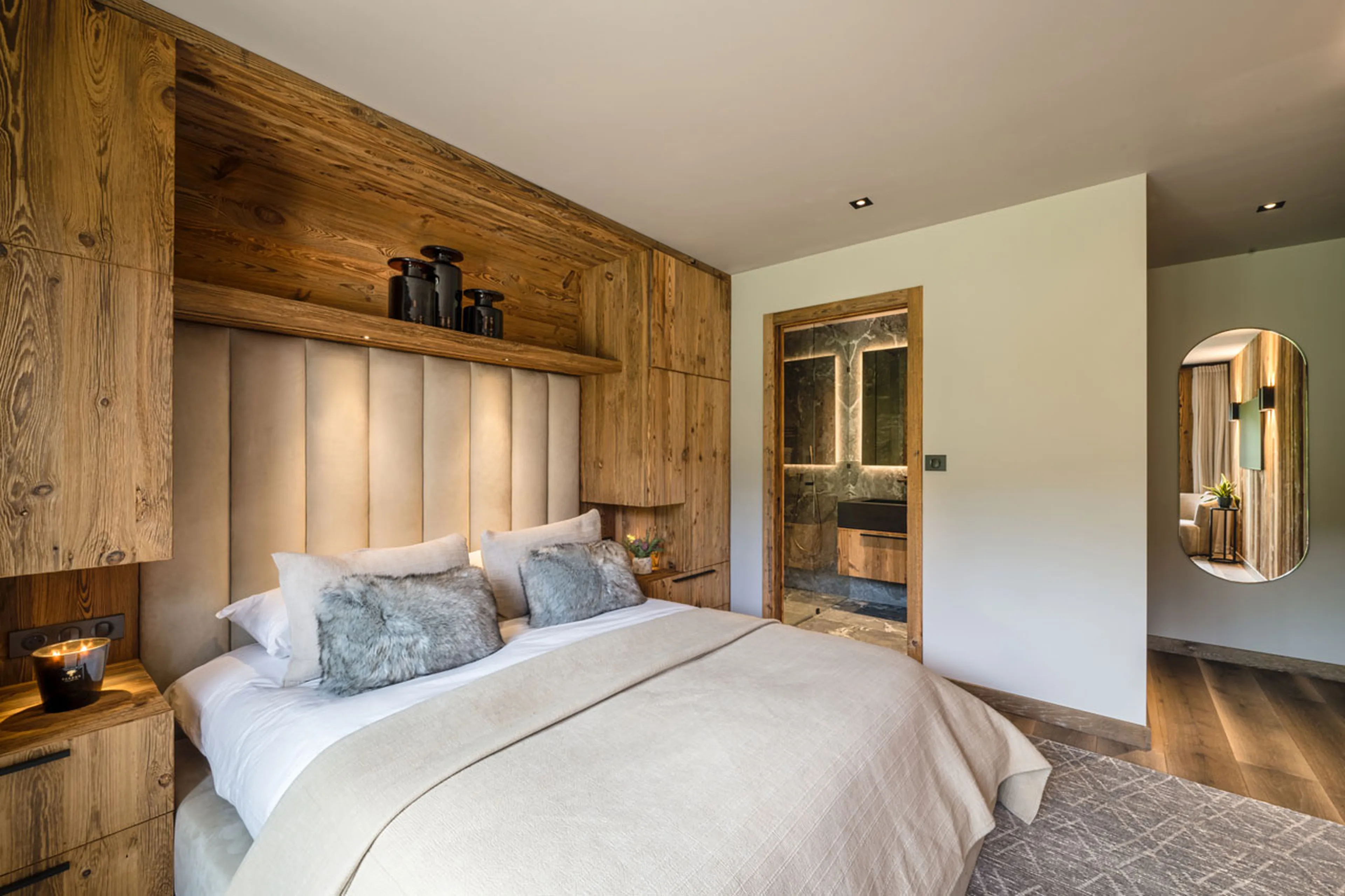Bedroom four at Chalet Ecliptique in Morzine
