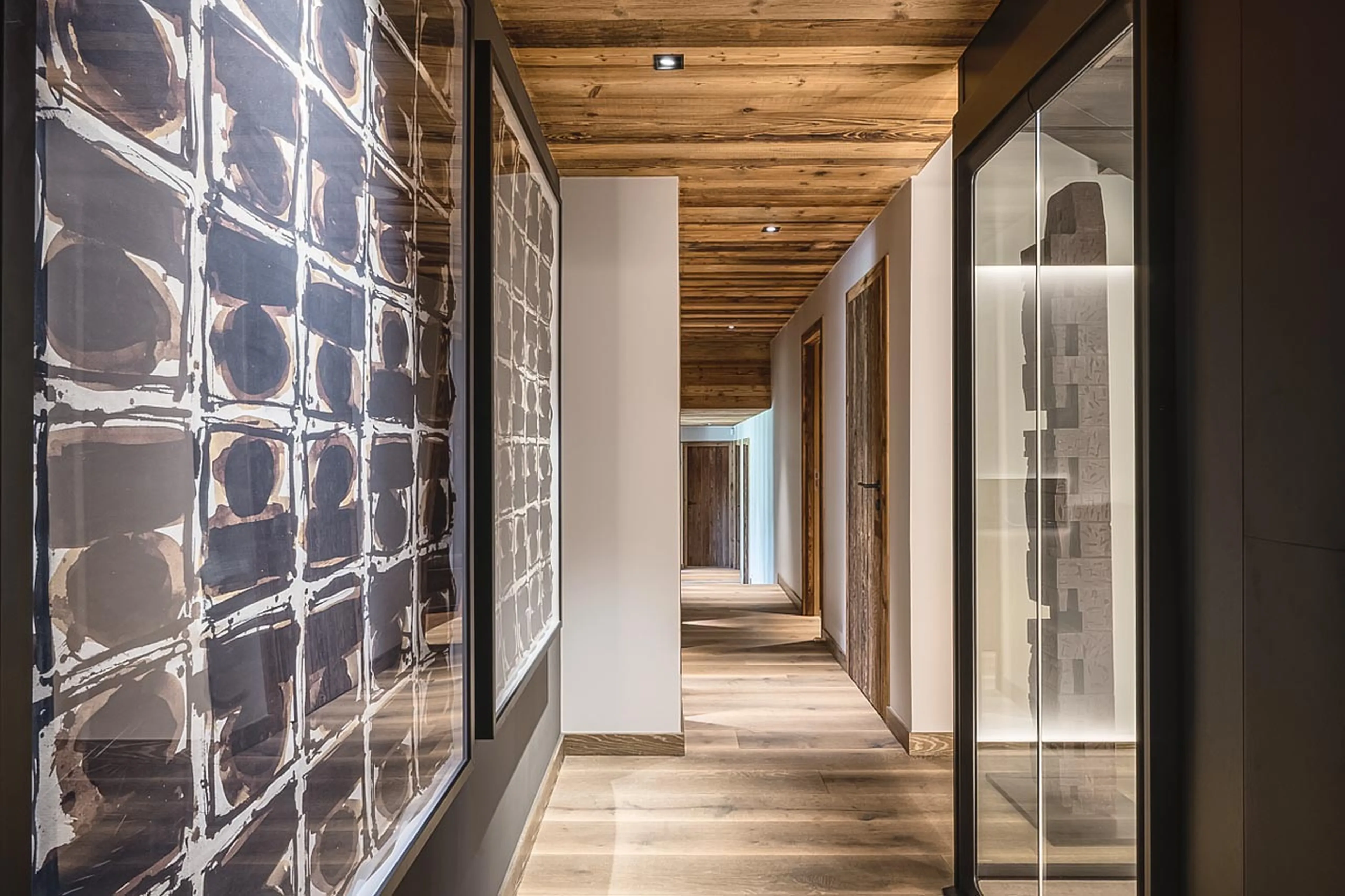 Entrance hall at Chalet Ecliptique in Morzine